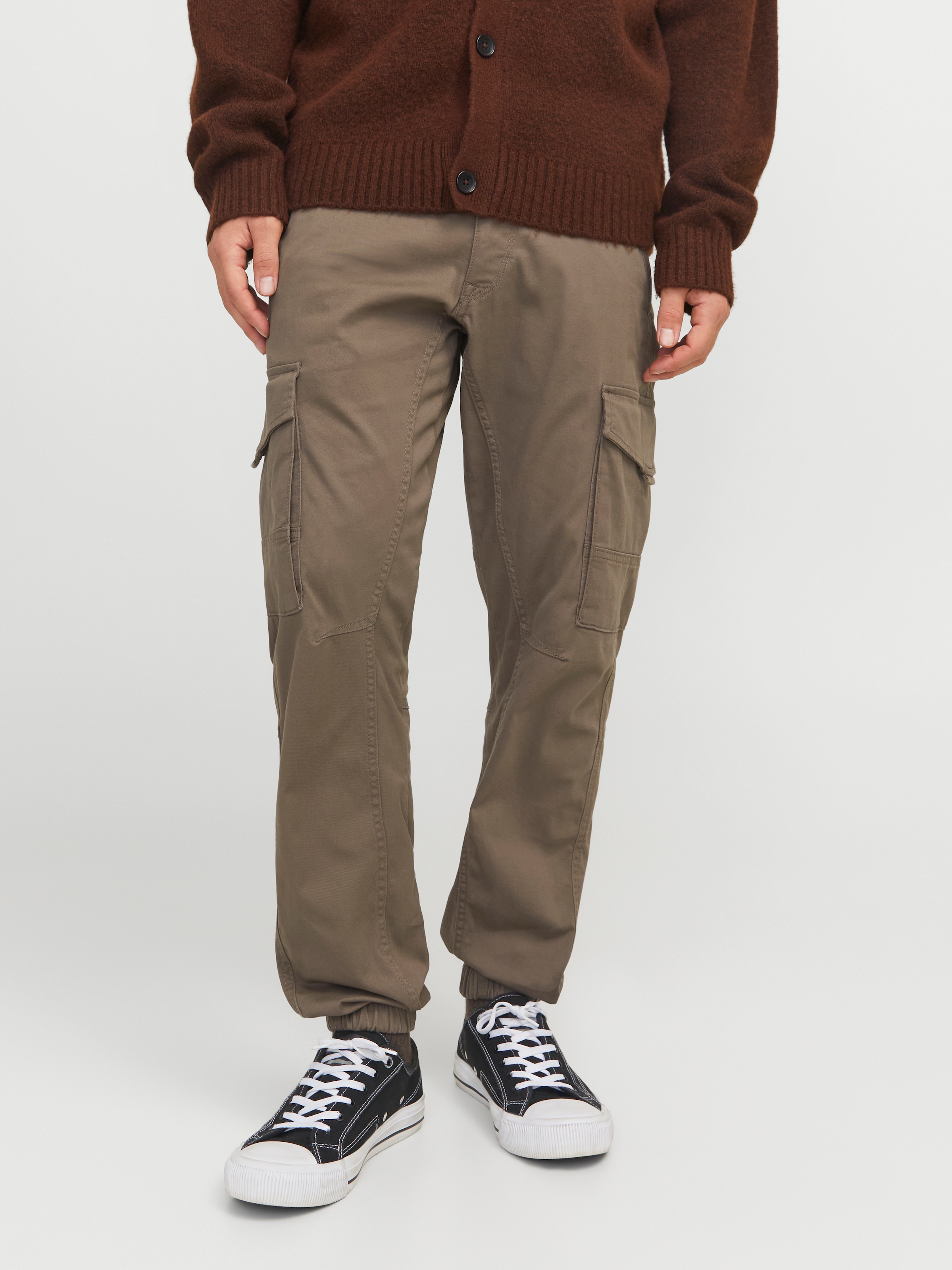 JACK & JONES Cargohose »JPSTPAUL JJFLAKE CARGO NOOS« mit Beintaschen Morel 33 - Länge 36 Länge 36 33 Herren-Cargohose von Jack & Jones