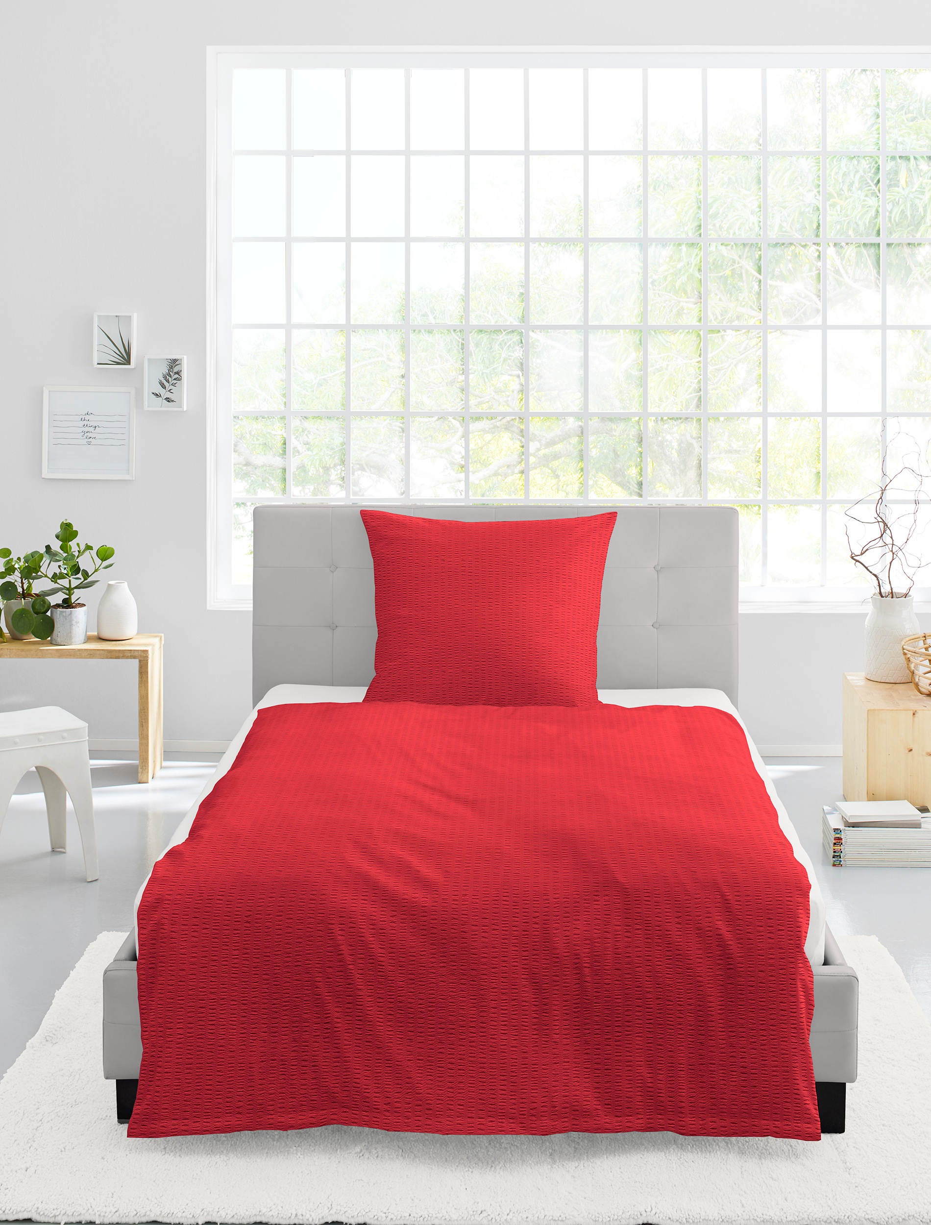 BIERBAUM Bettwäsche »Chic Uni«, Schickes Unidesign: Modern und elegant für jedes Schlafzimmer