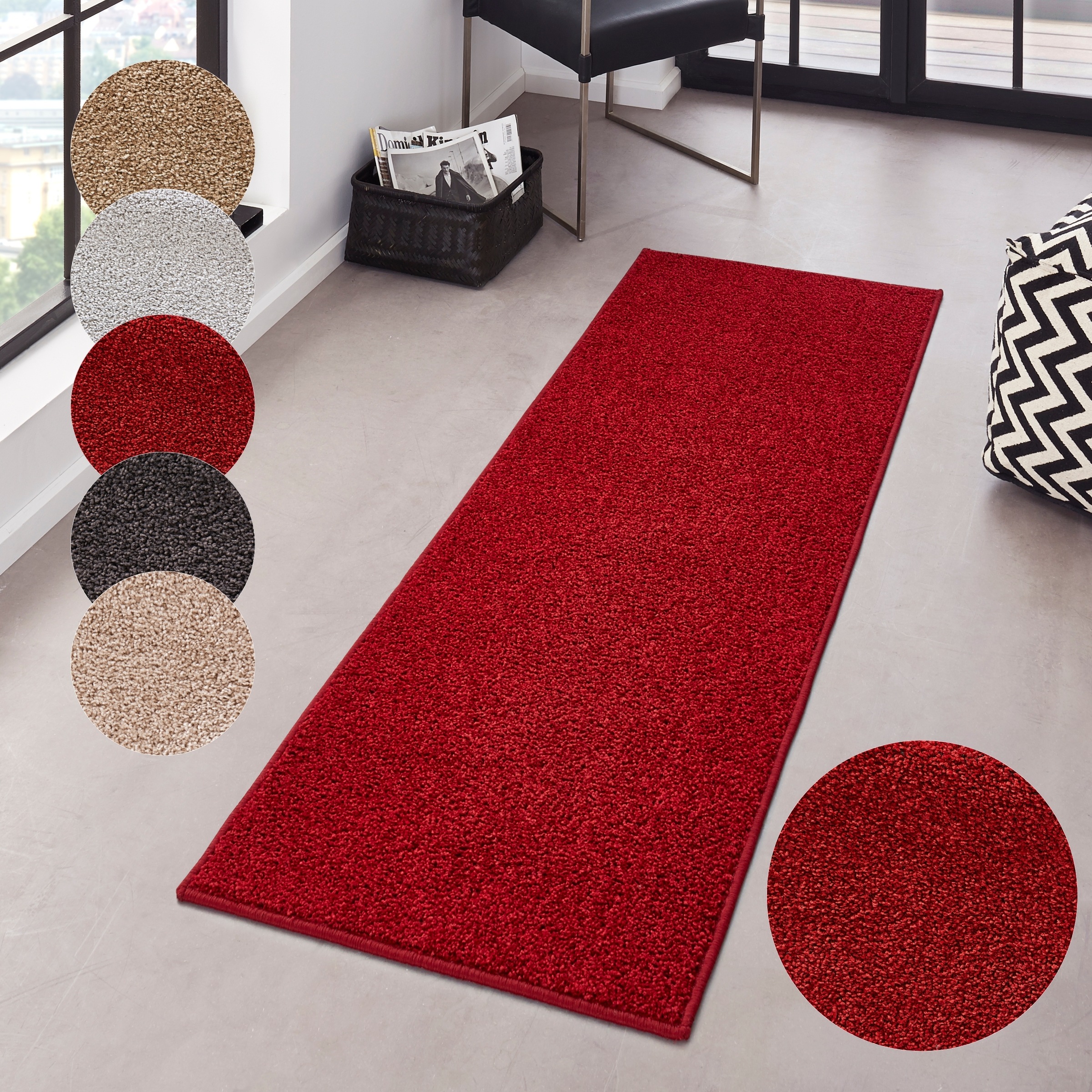 HANSE Home Teppich »Pure 100 Kurzflor«, rechteckig, 13 mm Höhe, Kurzflor, u günstig online kaufen
