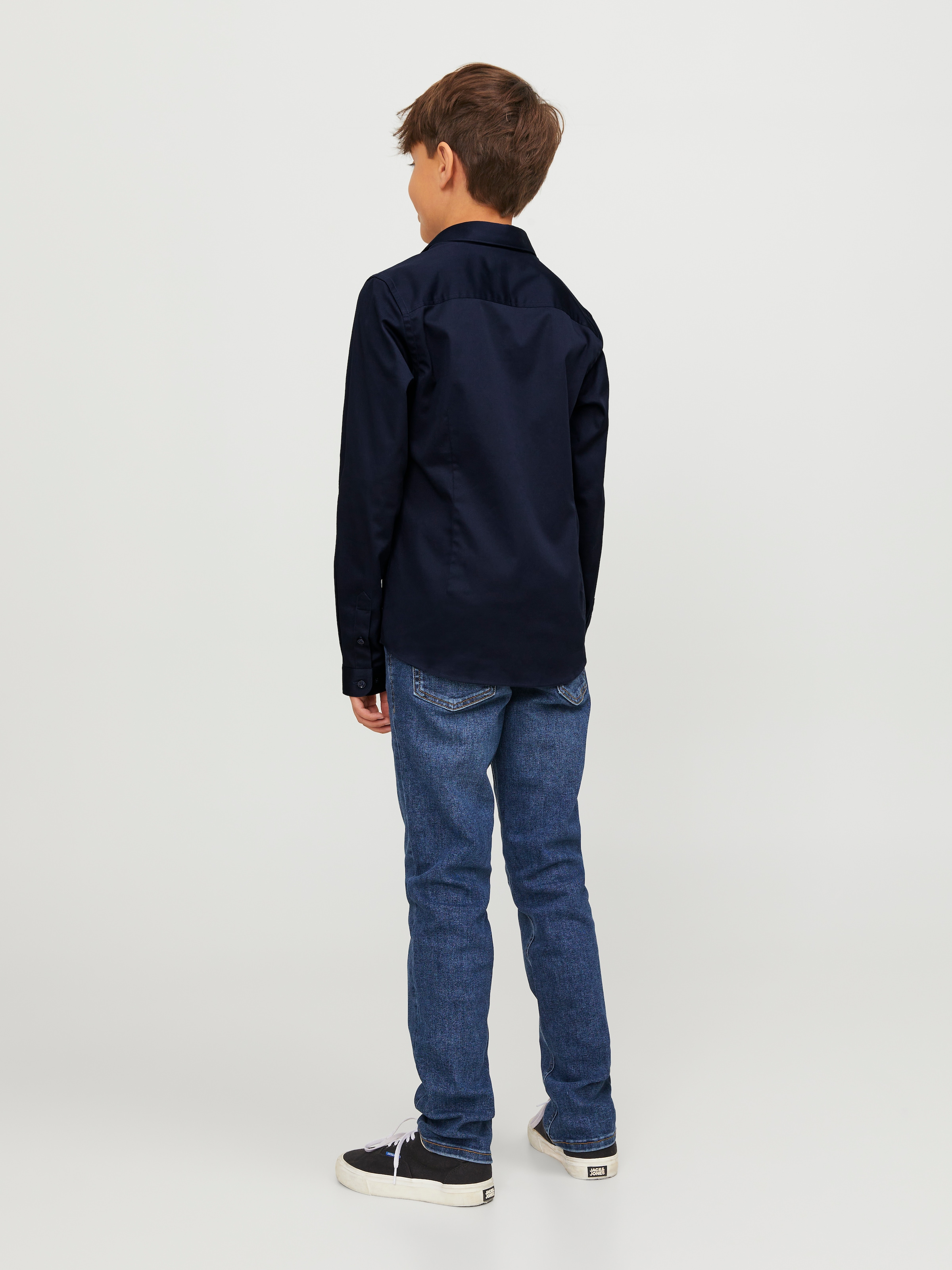 Jack & Jones Junior Langarmhemd »JPRPARMA cool, elastisch, kombinierbar« Baumwollmischung, regular fit