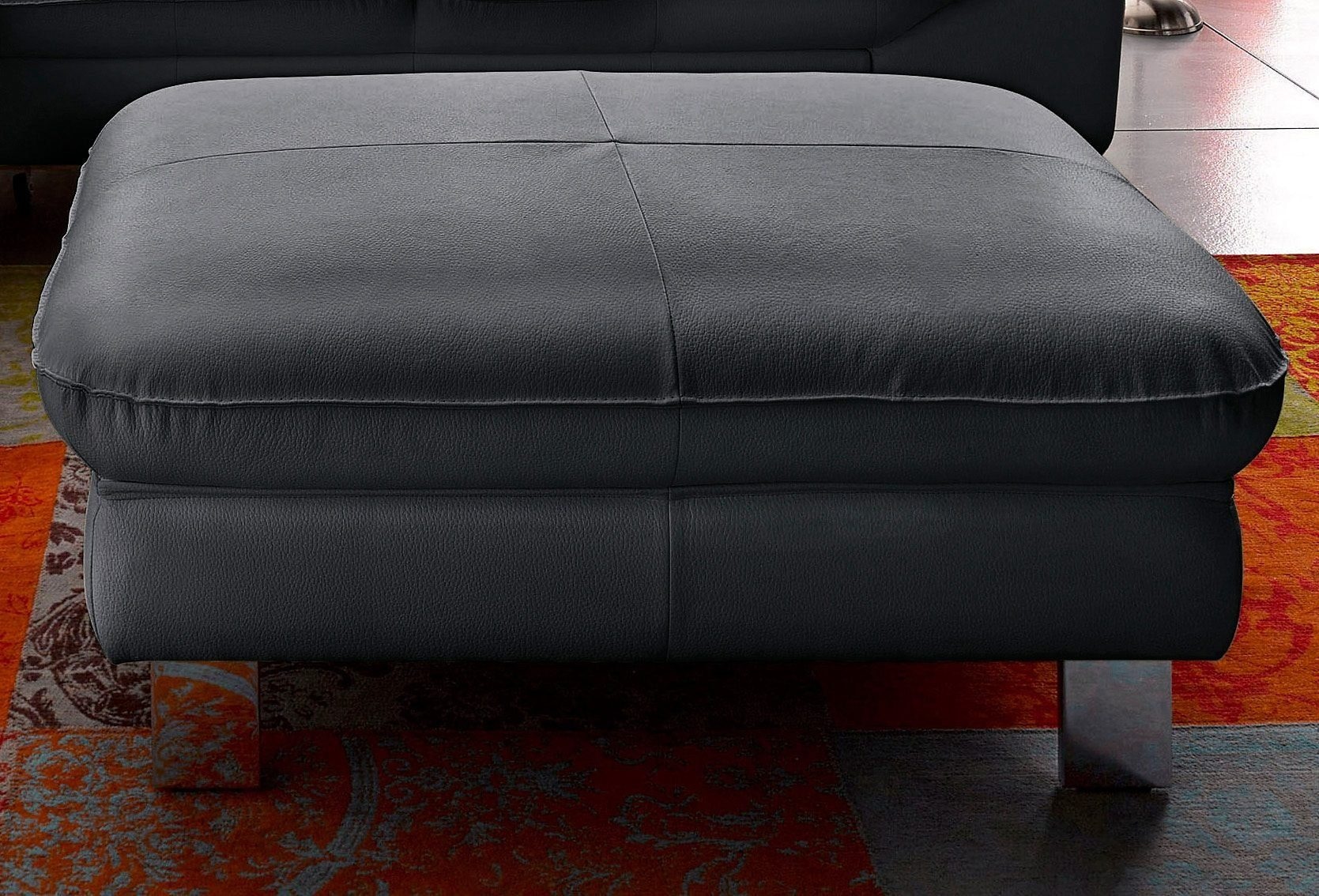 COTTA Polstergarnitur »Driver L-Form«, (Set), Set bestehend aus: Ecksofa mit Kopfteilverstellung & Hocker