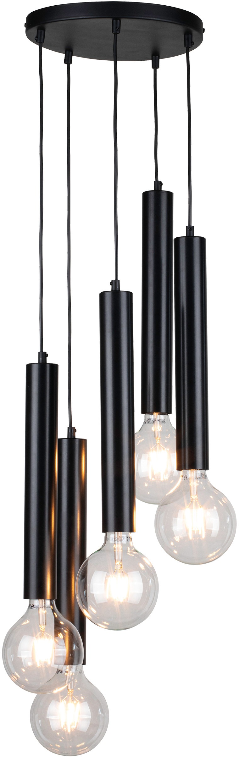 BRITOP LIGHTING Hängeleuchte »BARREL«, 5 flammig, Leuchtmittel E27   Leucht günstig online kaufen