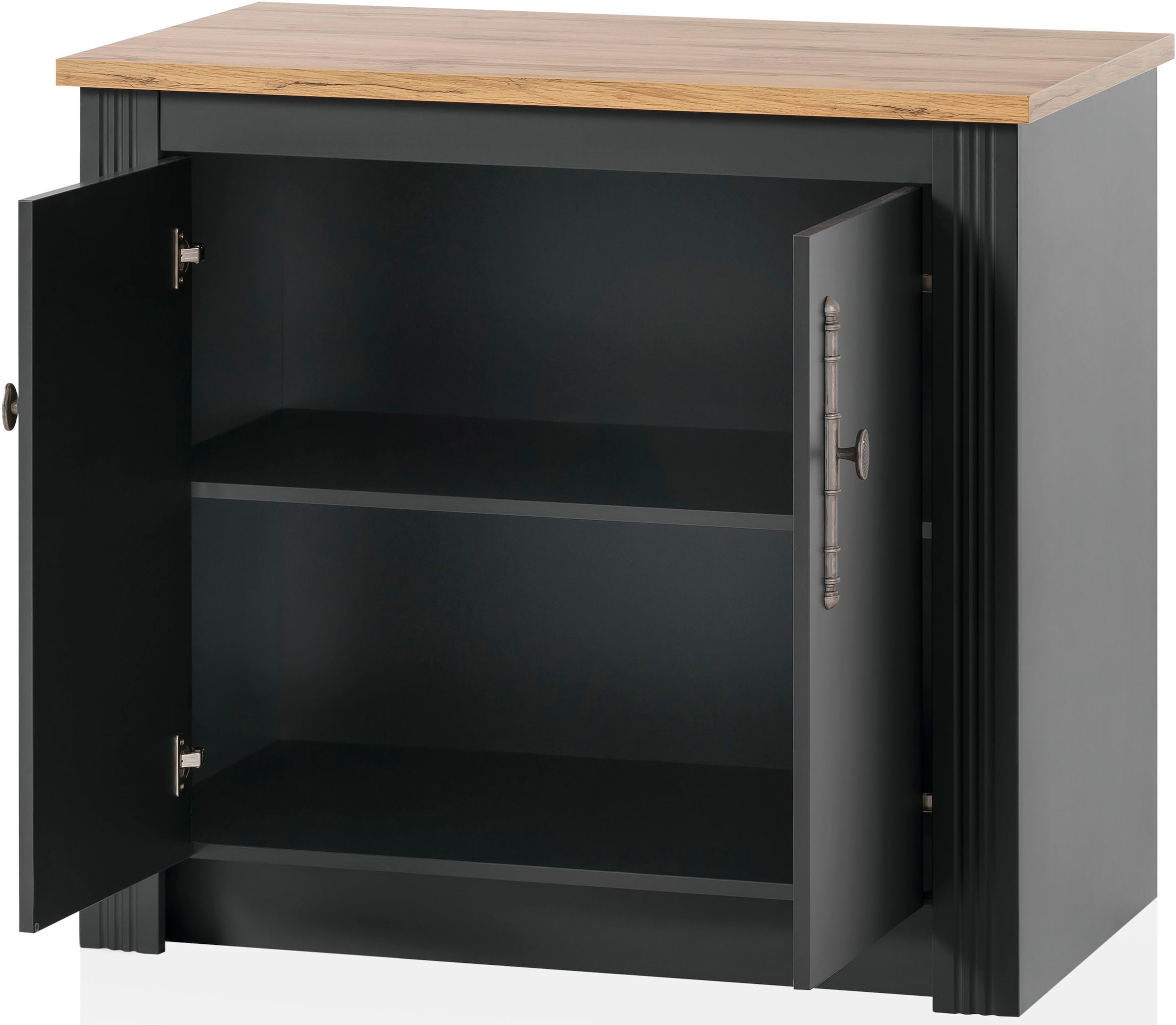 KOCHSTATION Unterschrank »Westminster«, im romantischen Landhausstil, Breite 100 cm