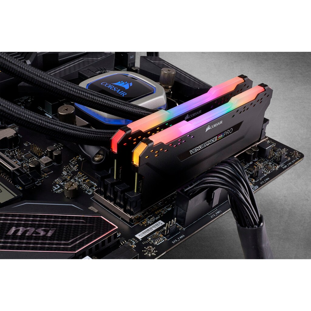 Corsair PC-Arbeitsspeicher »VENGEANCE® RGB PRO 16 GB (2 x 8 GB) DDR4 DRAM 2.666 MHz C16«