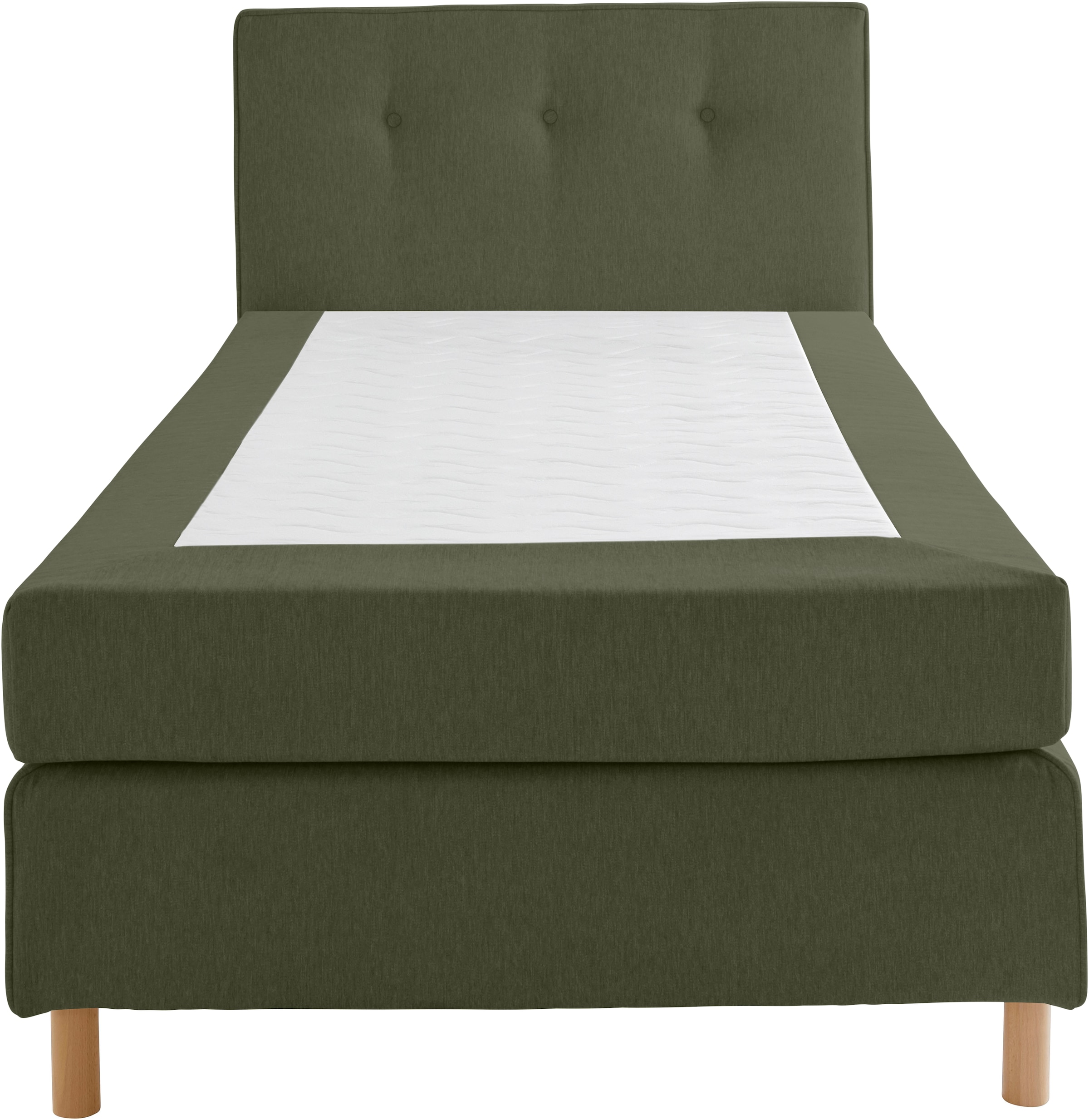 Home affaire Boxspringbett »Heimatblick 100x200cm beliebig erweiterbar zu Doppel- und Familienbett«, Einzelbett, Hotelbett erhältlich in H2,H3 & H4