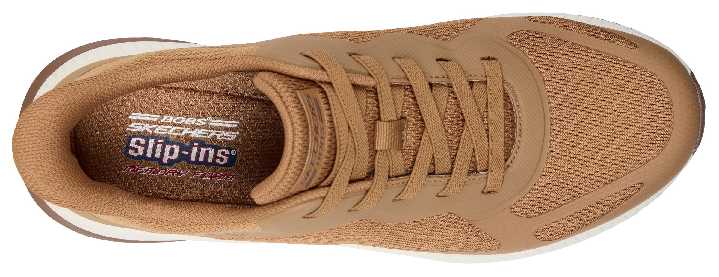 Skechers Slip-On Sneaker »BOBS SQUAD 4«, Trainingsschuh, Sneaker, Schnürschuh zum einfachen reinschlupfen