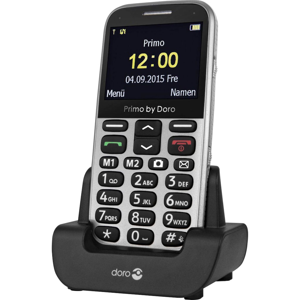 Doro Handy »Primo™ 366«, silberfarben, 5,8 cm/2,3 Zoll