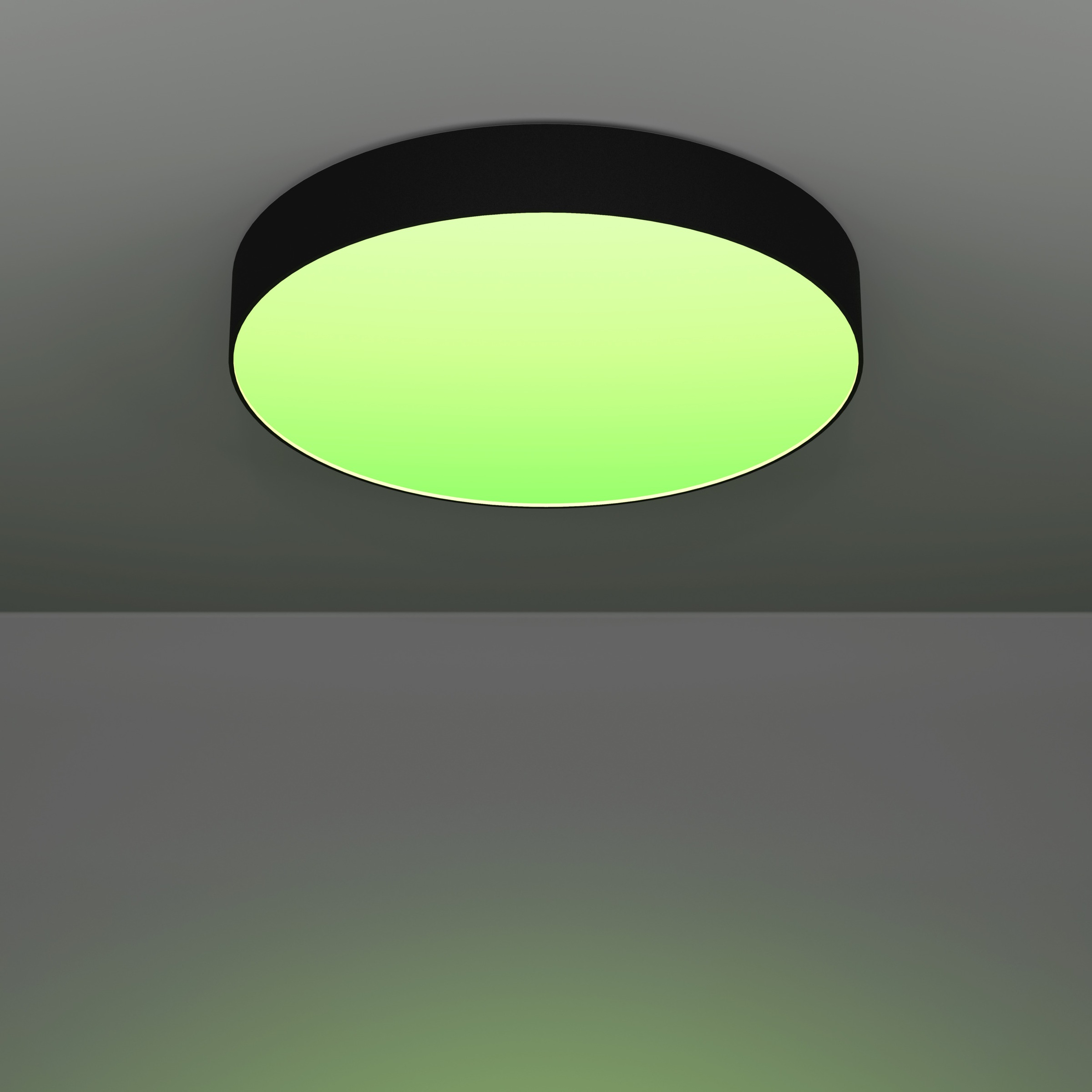 EGLO LED Deckenleuchte »GALLIZZI-Z Deckenlampe - Kunststoff - LED - 26W - IP20« LED-Modul 1 Stk. Kaltweiß | Neutralweiß | RGB | Warmweiß Wohzimmerlampe, Esszimmerlampe, Flur, Schlafzimmer, H7 x Ø49 cm