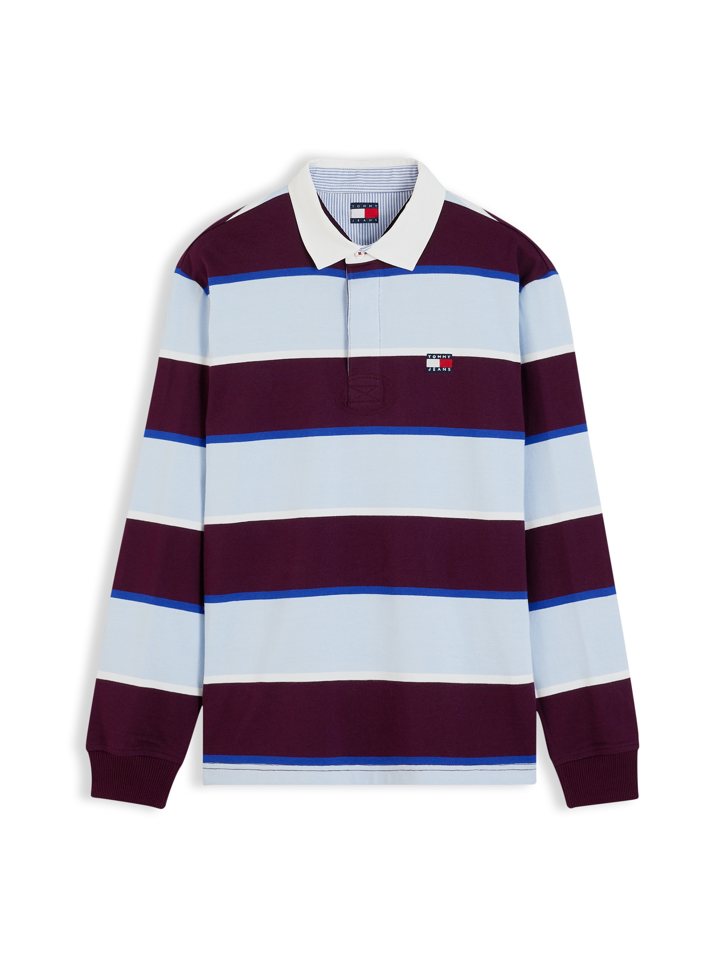 Tommy Jeans Rugbyshirt »TJM STRIPED RUGBY« Relaxed Fit mit Tommy-Badge