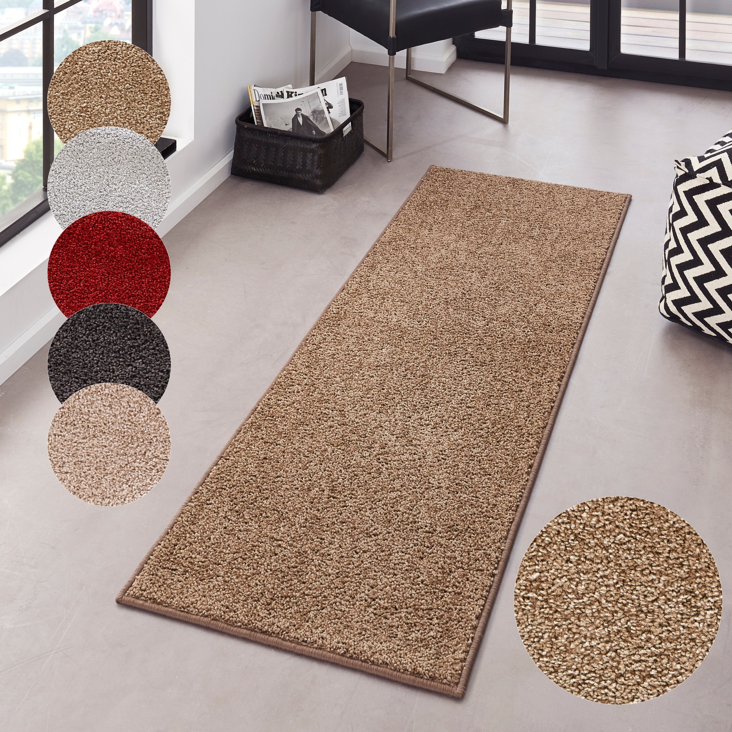 HANSE Home Teppich »Pure 100 Kurzflor«, rechteckig, 13 mm Höhe, Kurzflor, u günstig online kaufen