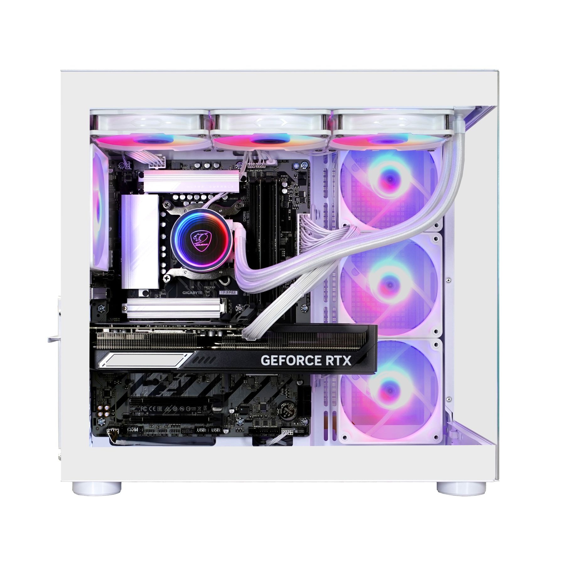 Cougar Gaming-PC »FV150 WT 7512«, Windows 11, DDR5 RAM