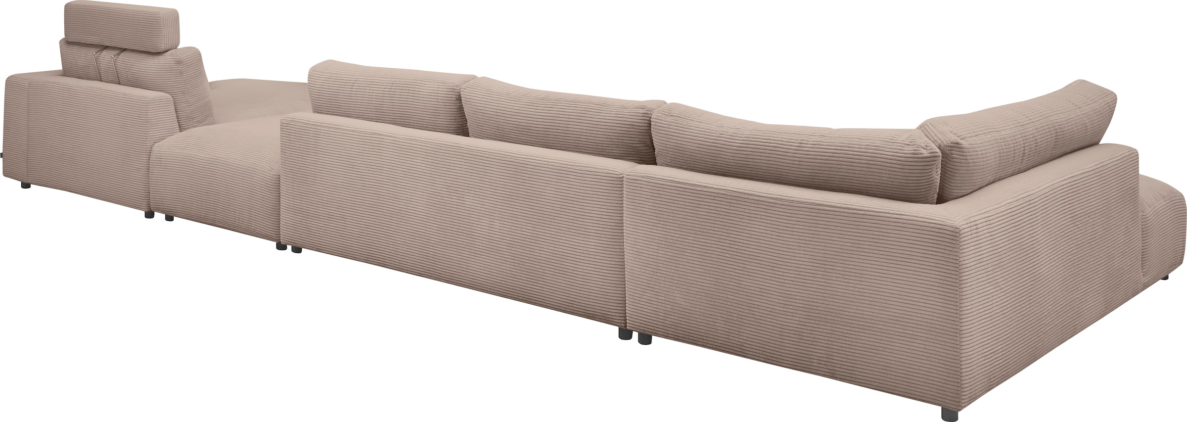 Musterring Wohnlandschaft »Lucia U-Form« Cord-Bezug, inklusive Kopfstütze, Gesamtbreite 524 cm