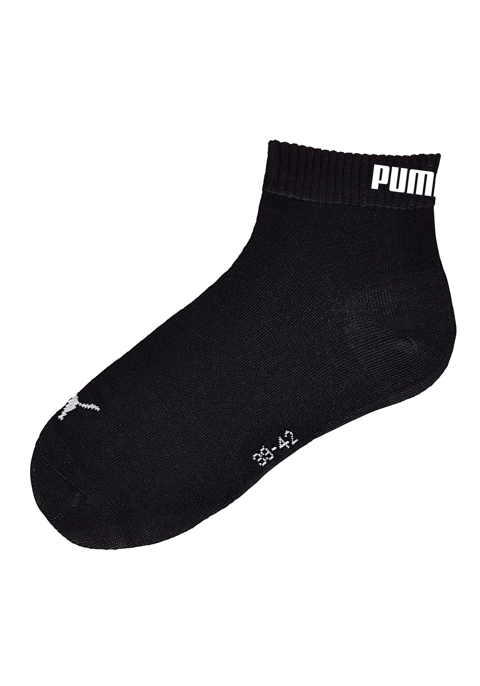 PUMA Kurzsocken, (9 Paar), mit eingestricktem Markenlogo