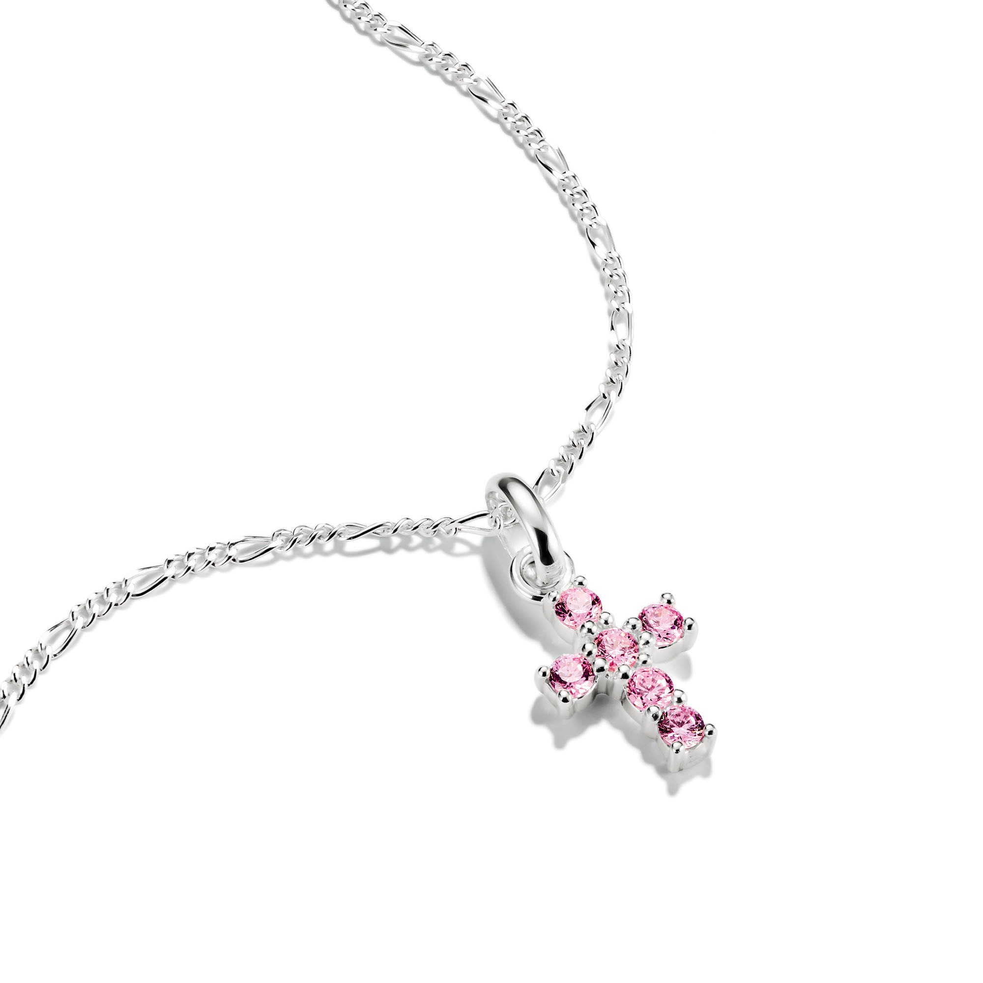 THOMAS SABO Charm Kreuz »Charm Kreuz - Connect, CC1206-051-14, CC1206-051-9«, mit Zirkonia (synth.)