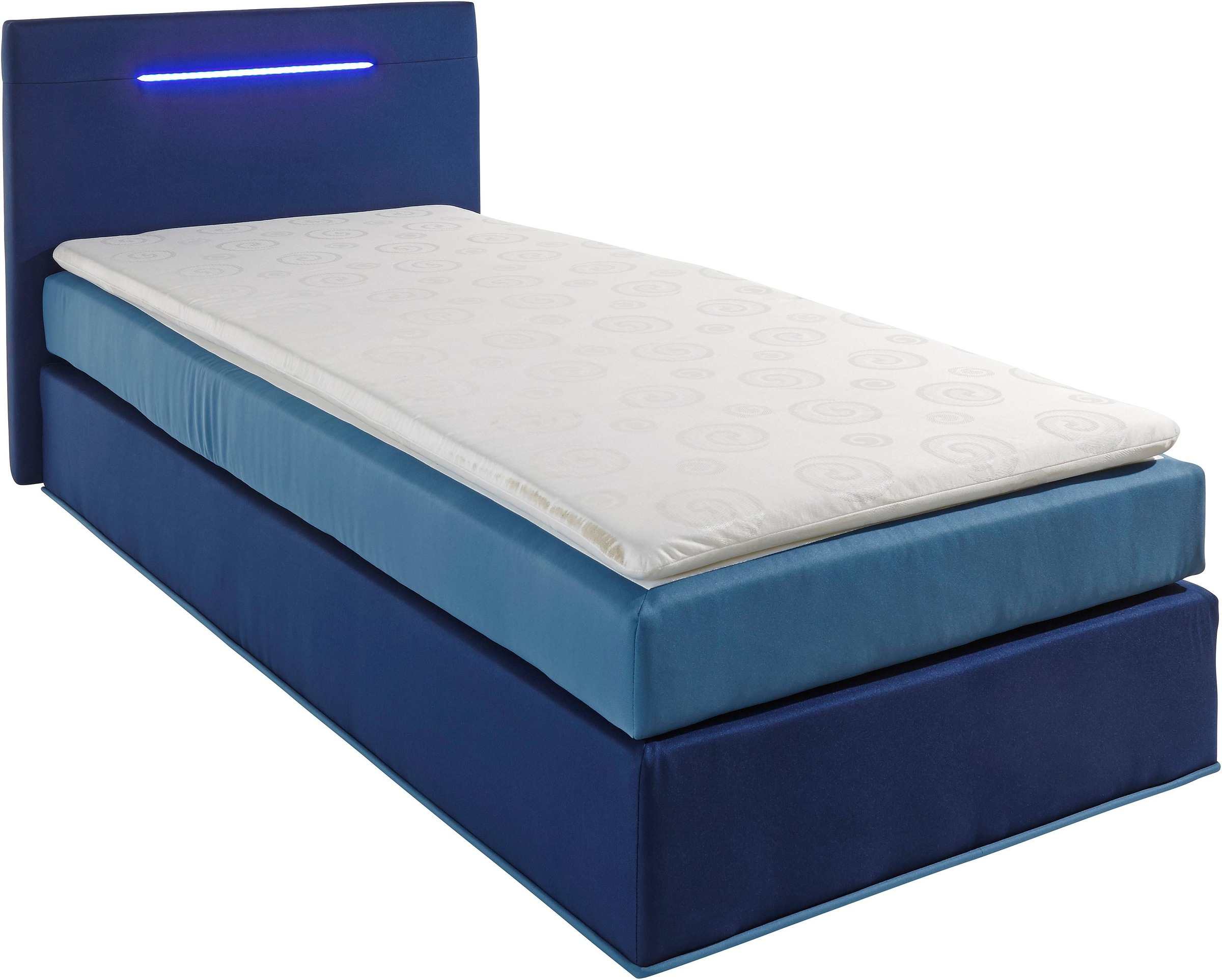 3. Bild von COLLECTION AB Boxspringbett, inkl. LED-Beleuchtung mit Farbwechsel und Topper