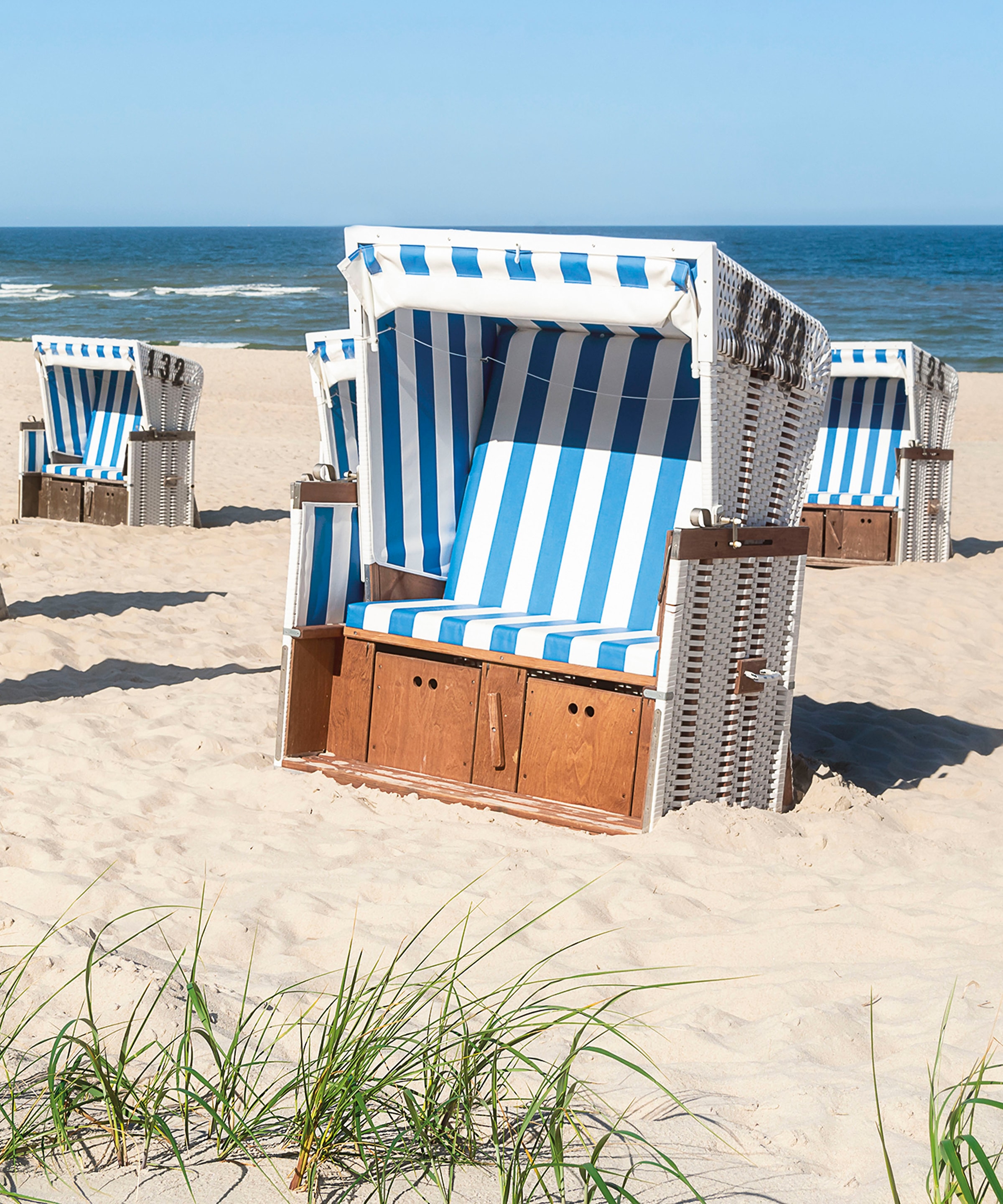 Marmony Infrarotheizung »Motiv Strandkorb«, BxHxT: 50x60x2 cm, mit Fernbedienung und Timer
