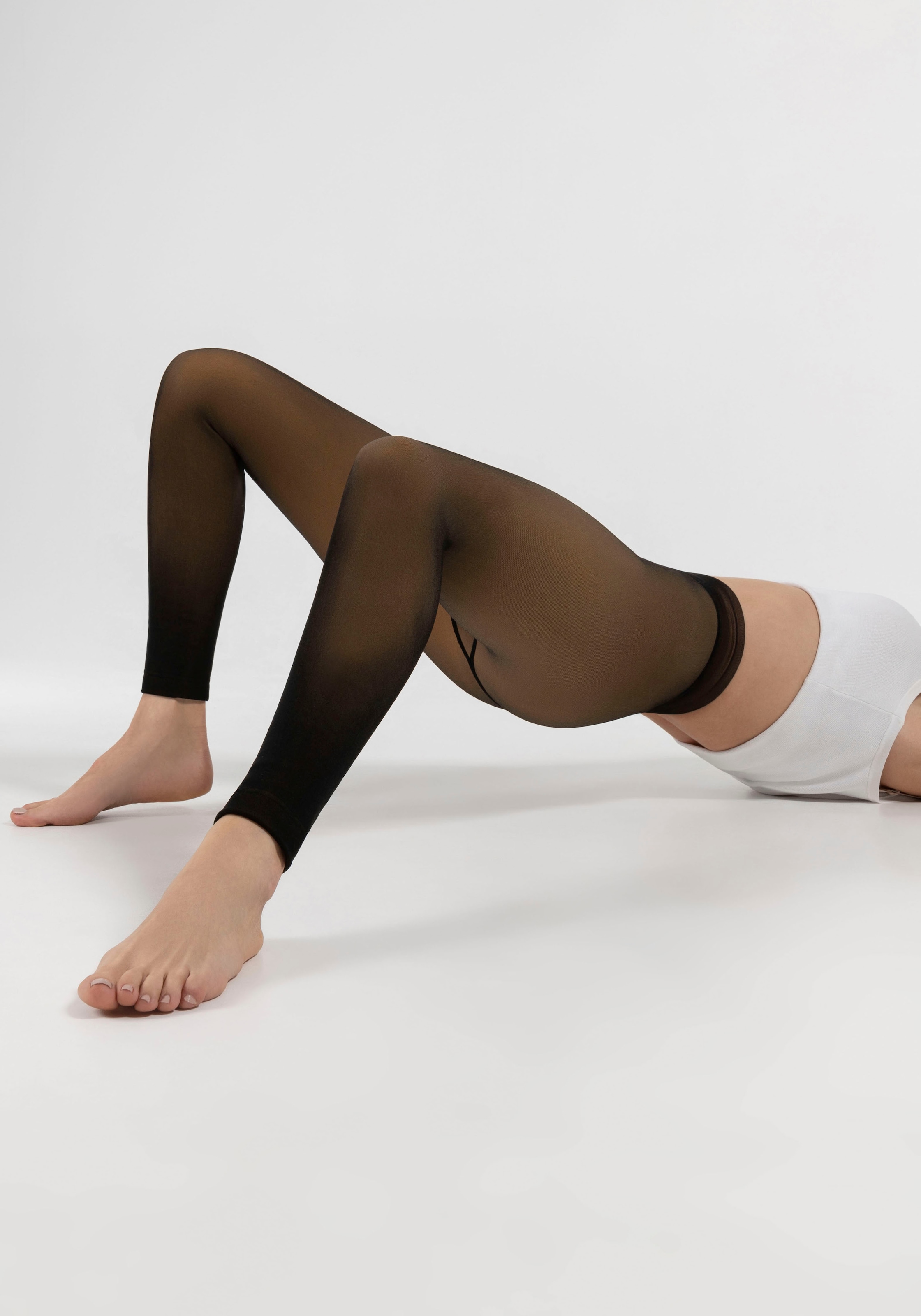 Camano Thermoleggings »comfort«, Thermo Warm & Transparent Leggings, Komfort-Baumwollzwickel