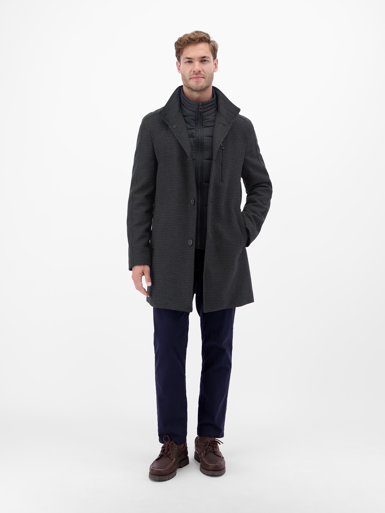 LERROS Wollmantel »Herren Wollmantel«