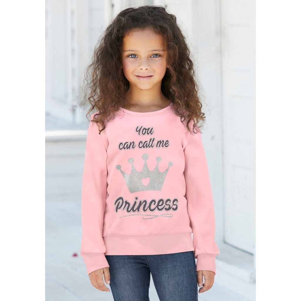 KIDSWORLD Langarmshirt »YOU CAN CALL ME PRINCESS«