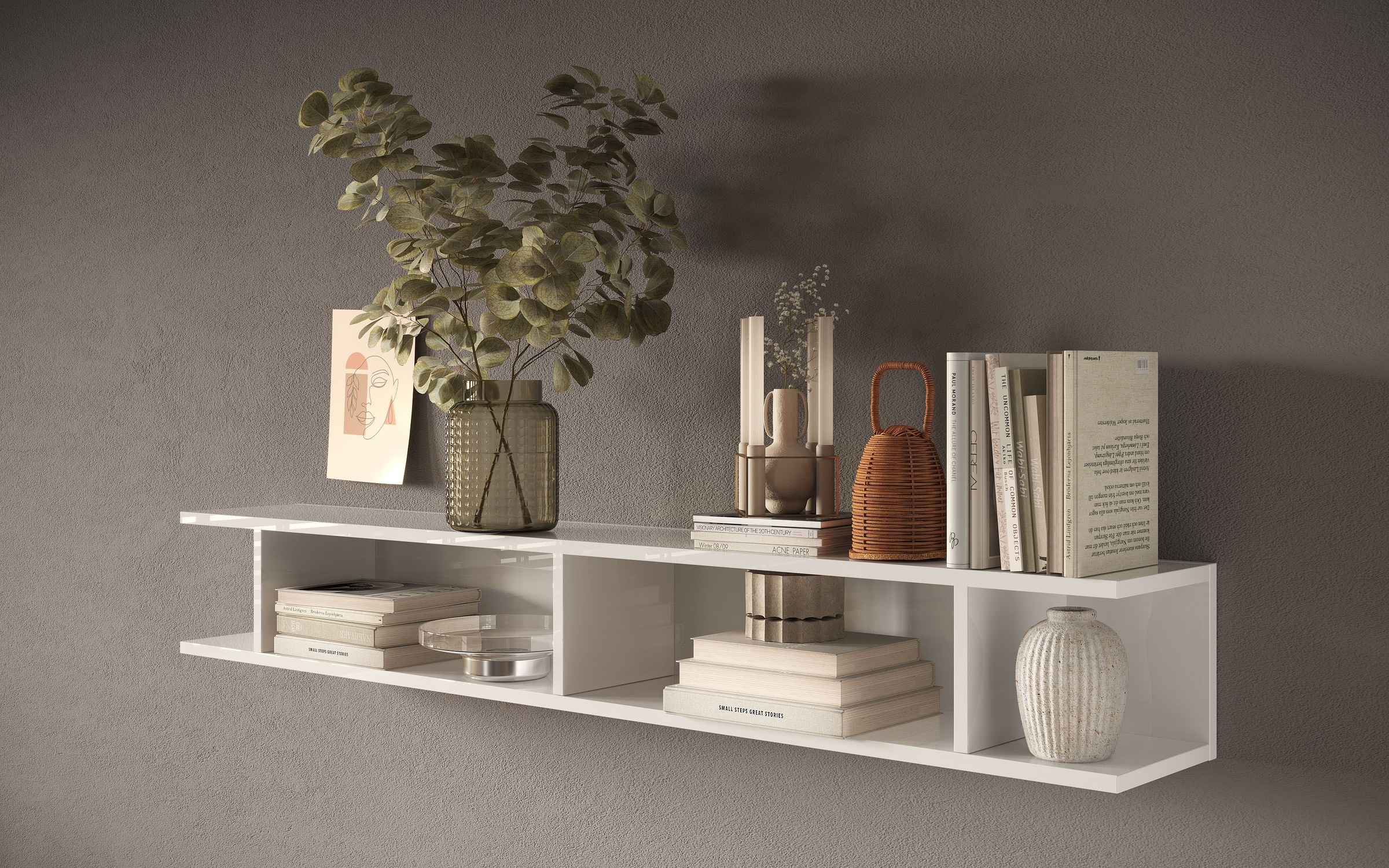 INOSIGN Wandregal »Infinity«, Breite 138 cm, senkrecht oder waagerecht zu h günstig online kaufen