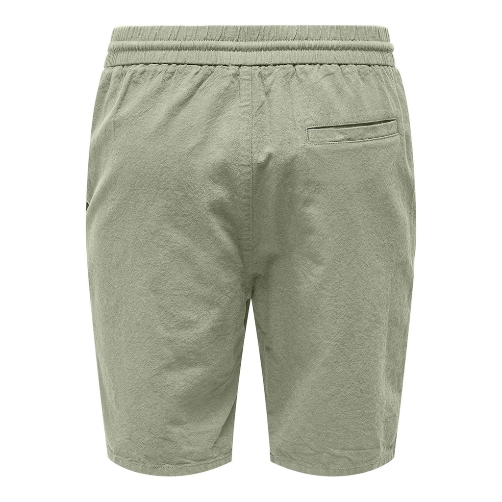 ONLY & SONS Shorts »ONSLINUS 0007 COT LIN SHORTS NOOS«