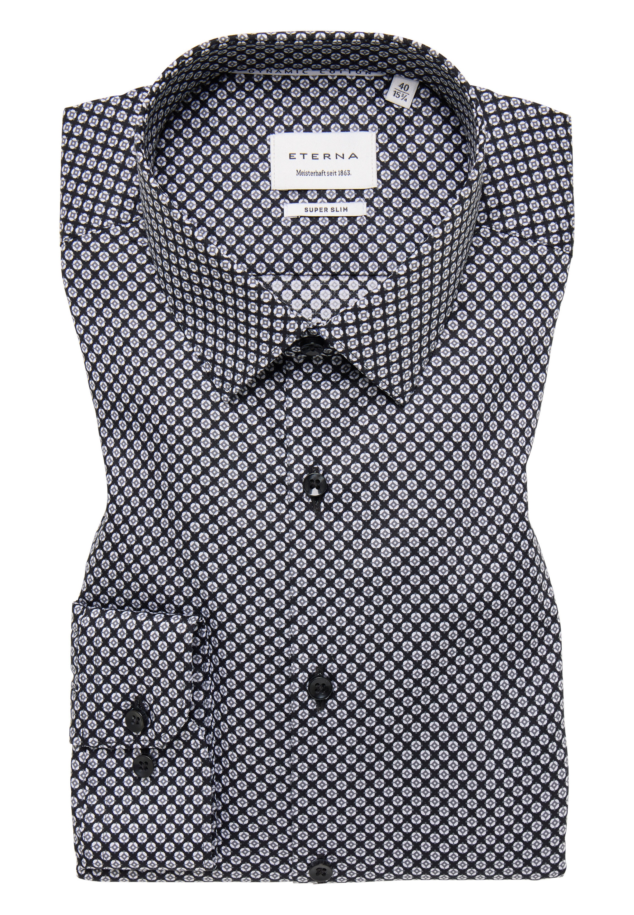 Eterna Langarmhemd »SUPER SLIM« NON IRON (bügelfrei)