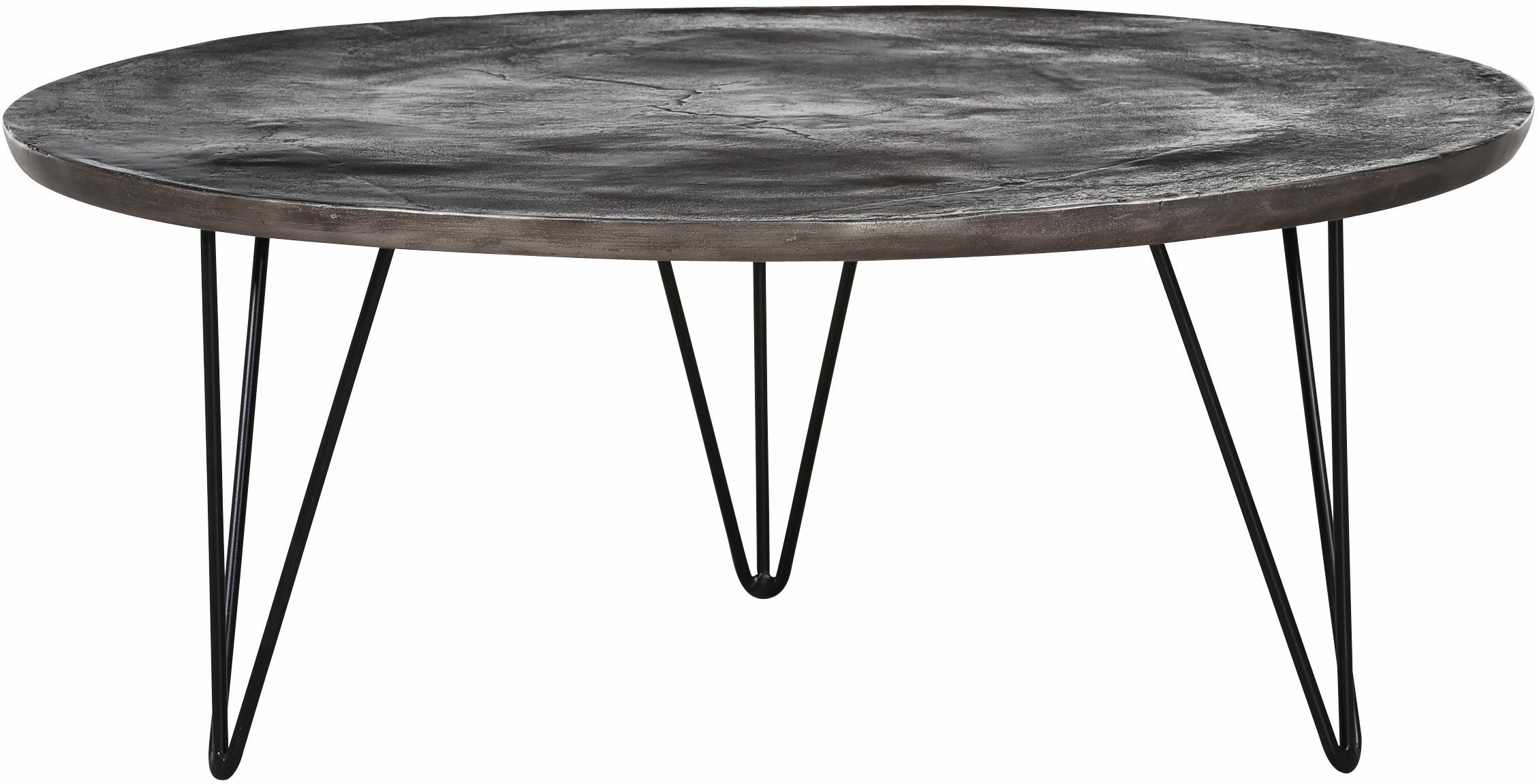 Gutmann Factory Couchtisch, mit runder Tischplatte aus Aluminium günstig online kaufen