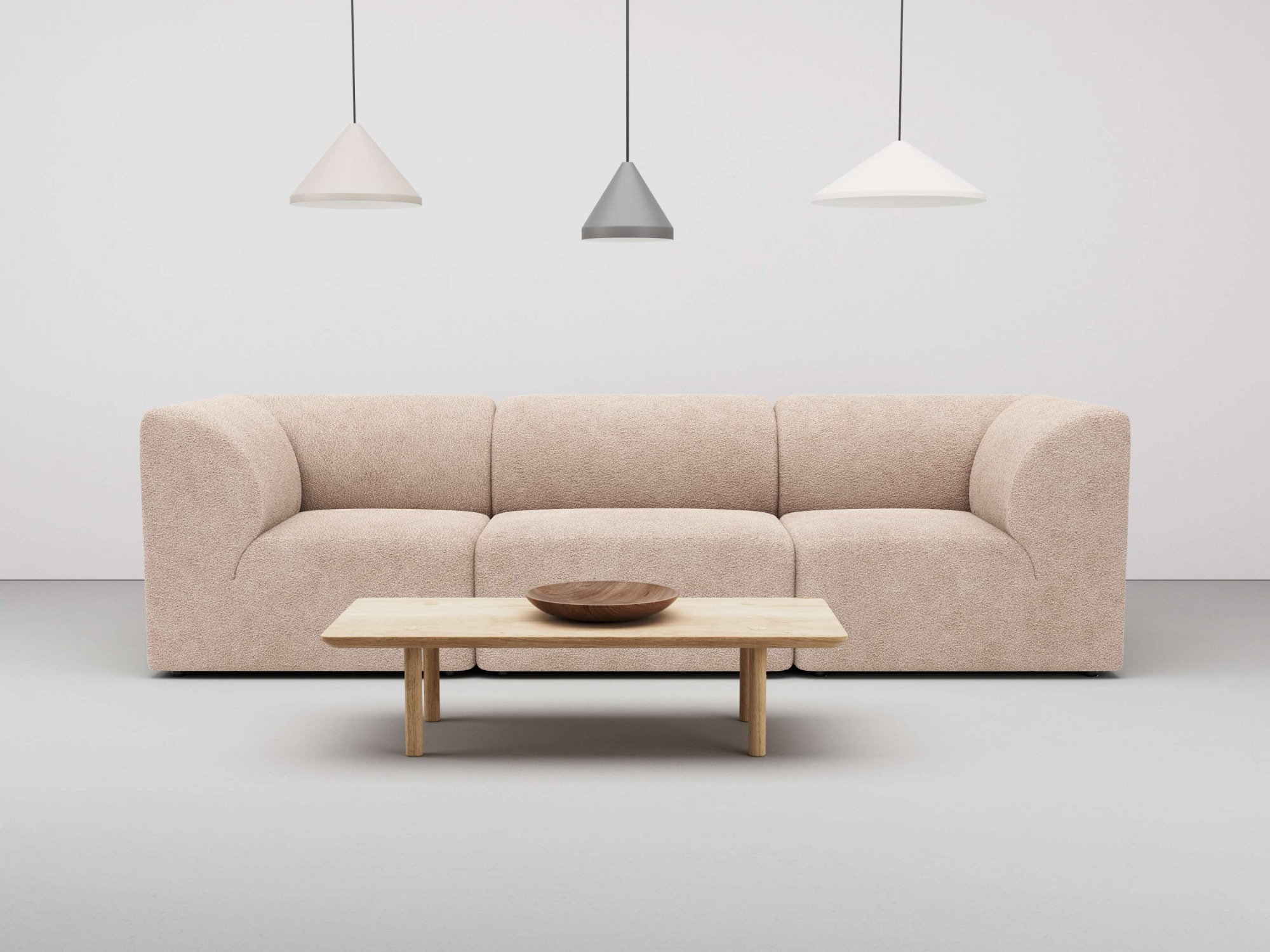 LeGer Home by Lena Gercke 3-Sitzer "Floria", modulares Sofa, in trendigen F günstig online kaufen