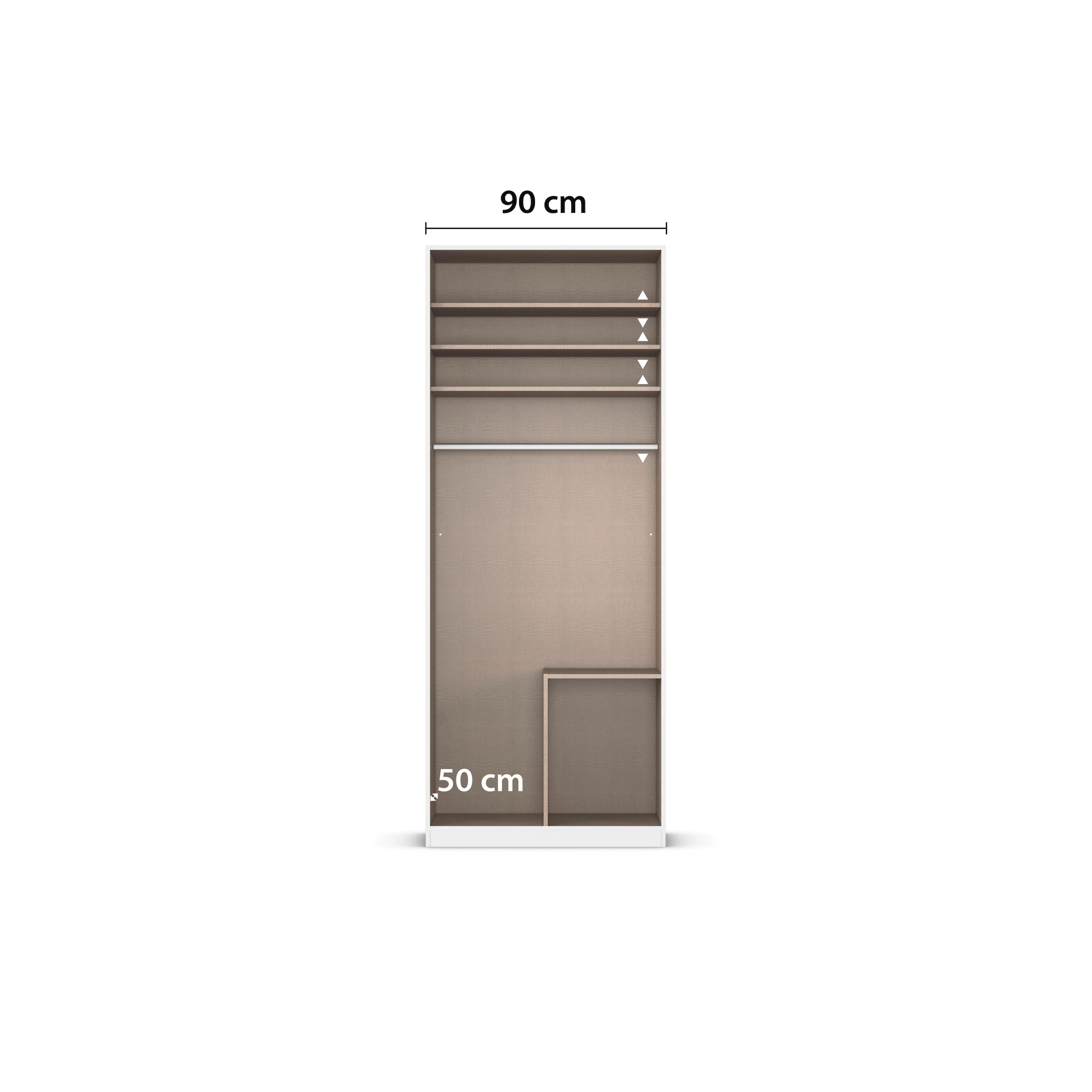 rauch Drehtürenschrank »Kleiderschrank Kleiderschränke Schrank Garderobe AGORDO mit Glasfront«, mit Außenschubkästen, in 6 Breiten und 2 Höhen MADE IN GERMANY