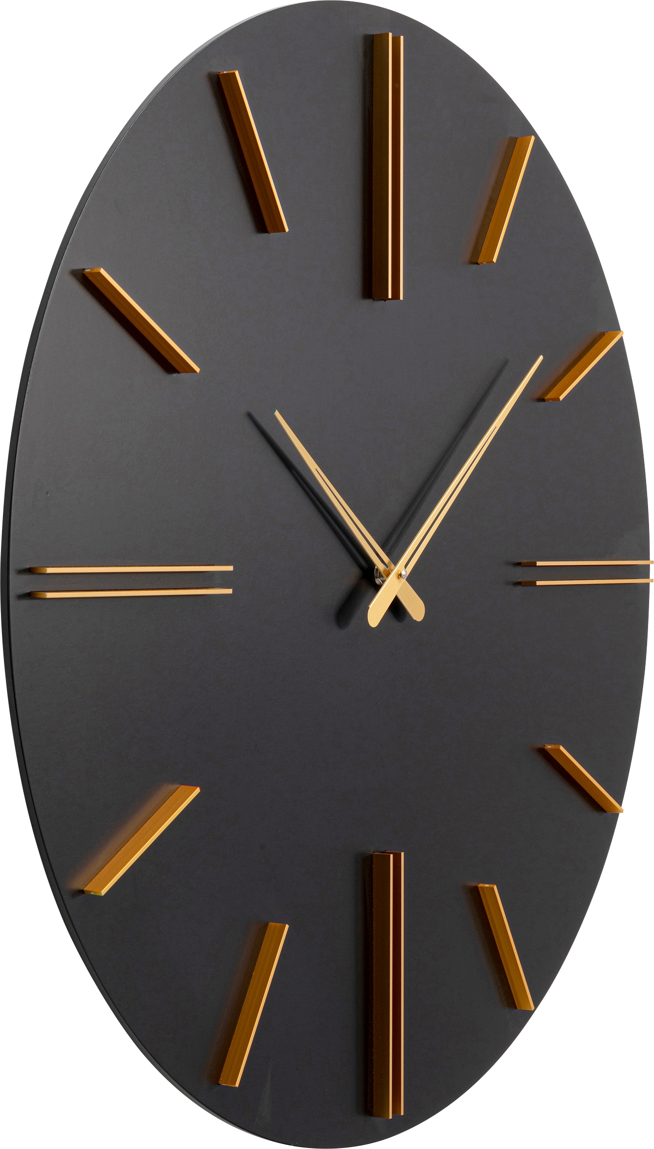 Kare Design Wanduhr »Wanduhr Luca Schwarz Ø70cm«