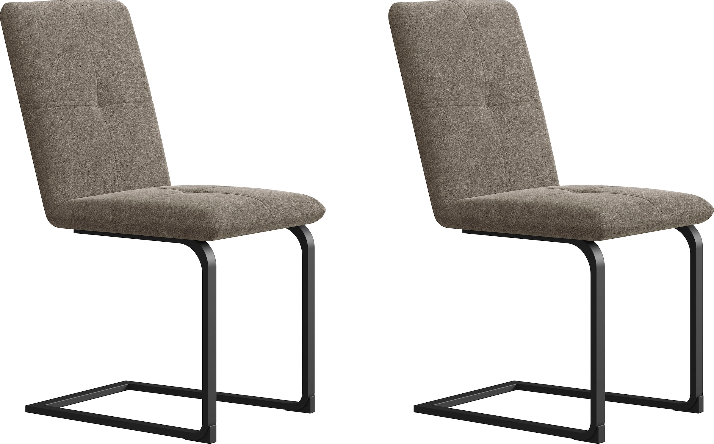 Home affaire Freischwinger »Vita«, (Set), 2 St., Microfaser, mit verschiede günstig online kaufen