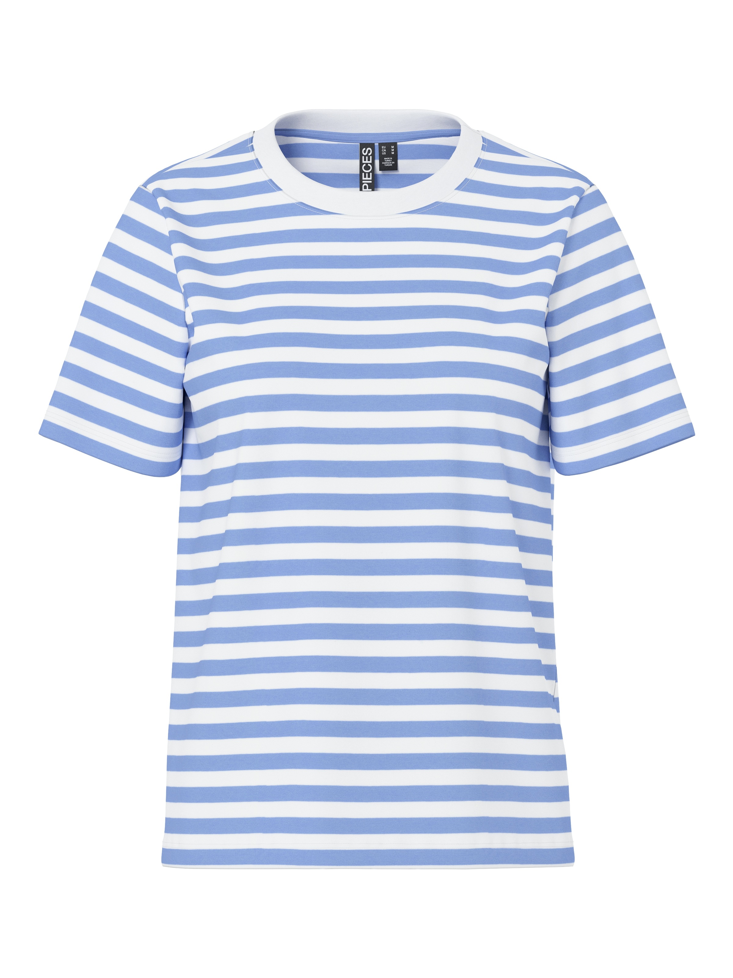 pieces Kurzarmshirt »PCRIA SS TEE STRIPES NOOS BC«