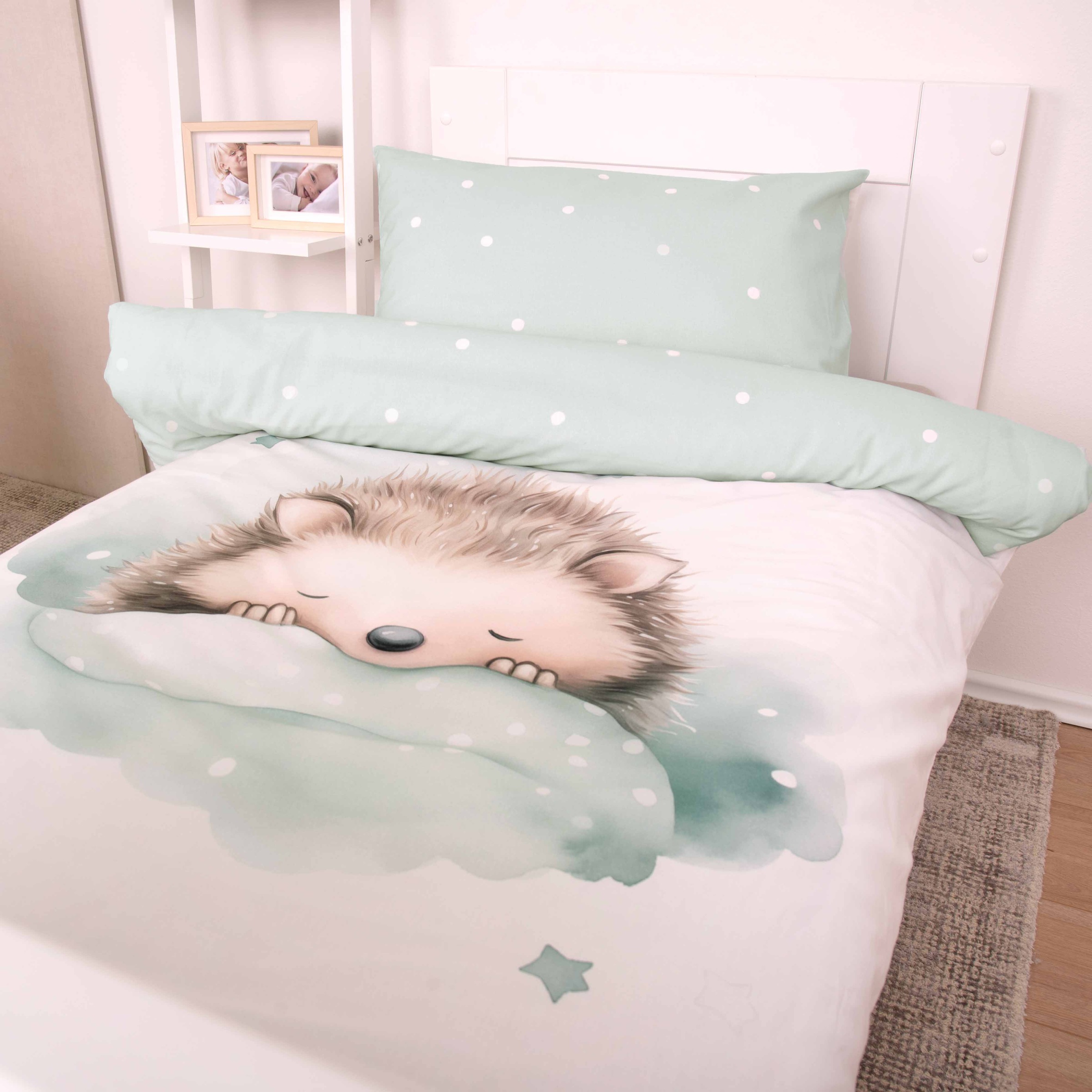 Baby Best Babybettwäsche »babybest Kleiner Igel«, Wendebettwäsche günstig online kaufen