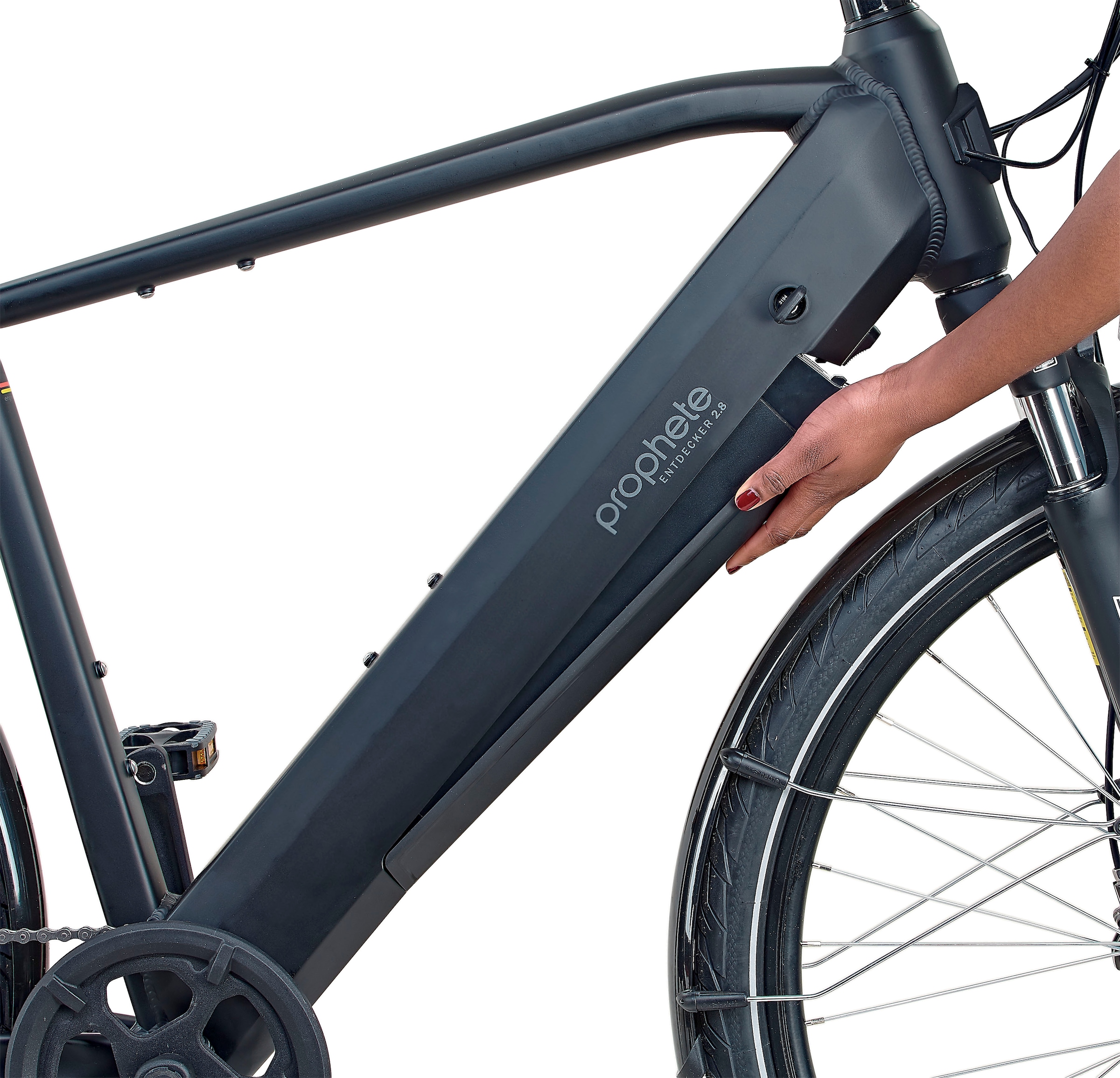 Prophete E-Bike »Entdecker 2.8«, 8 Gang, Shimano, Altus, Heckmotor 250 W, Pedelec, Elektrofahrrad für Herren