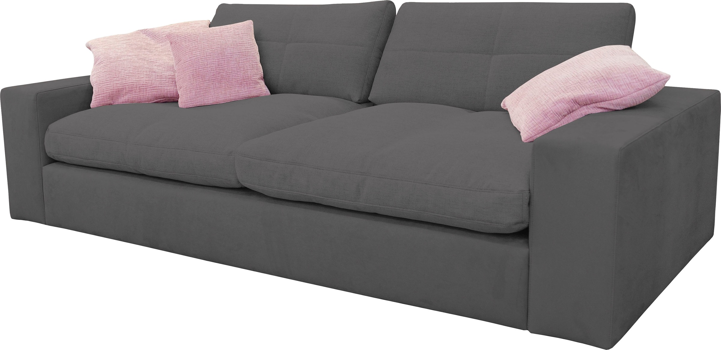 alina Big-Sofa »Sandy«, in Cord, mit losen Sitz und Rückenkissen