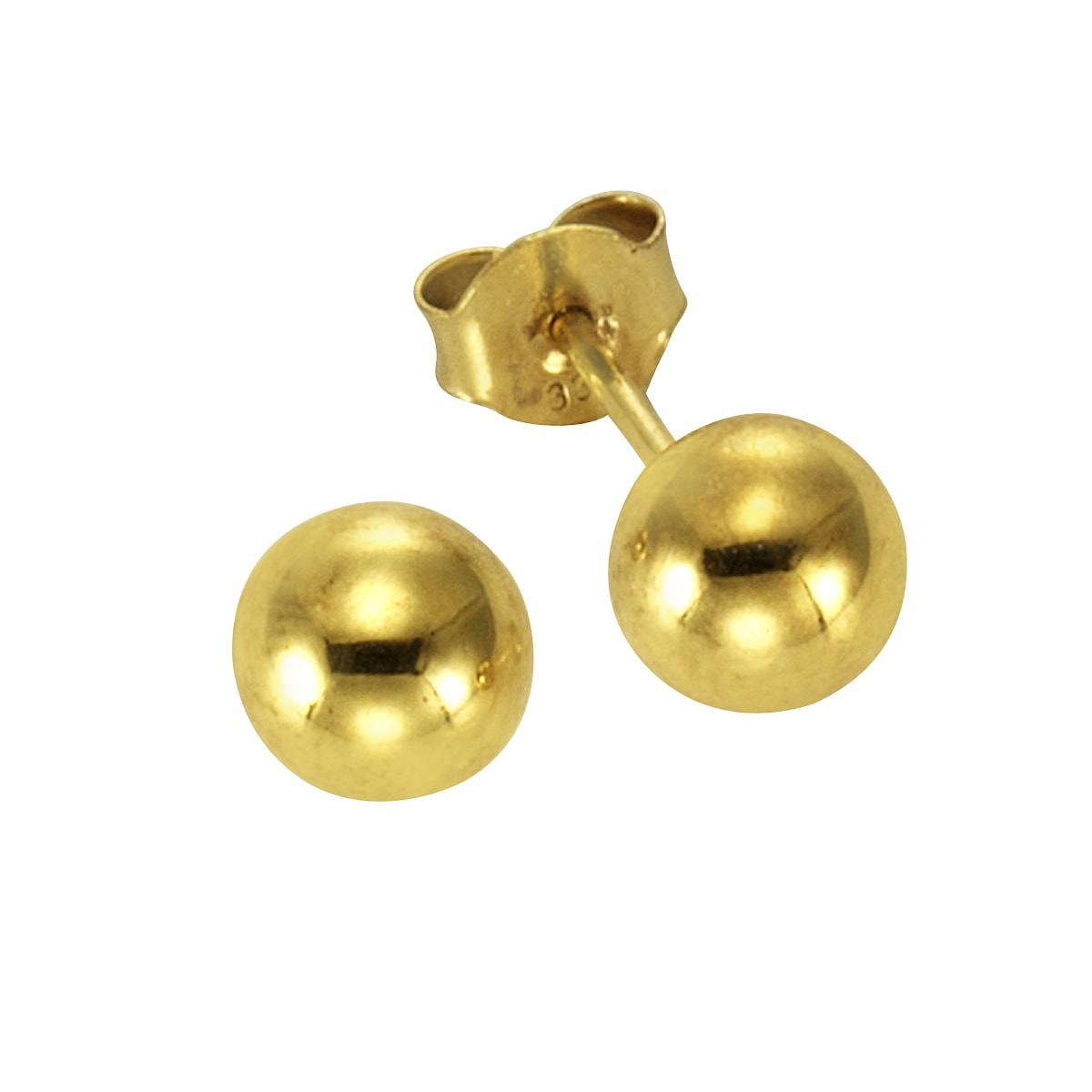 Paar Ohrstecker »585 Gold Kugel 6,5mm«