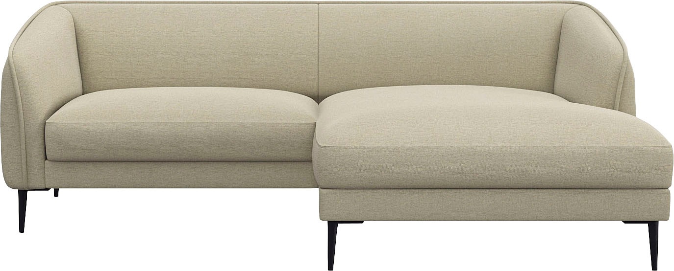 FLEXLUX Ecksofa »Belle Designsofa, bequem durch Kaltschaum im Sitz, OTTOs C günstig online kaufen