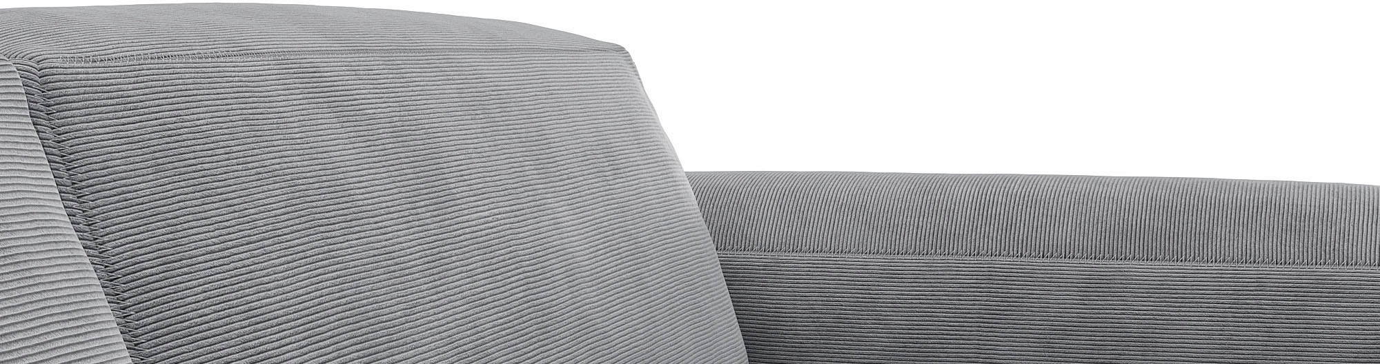 FLEXLUX Ecksofa »Lucera bequem und komfortabel durch hochwertigen Sitzaufbau, L-Form«, modern & anschmiegsam, Kaltschaum, Stahl-Wellenunterfederung