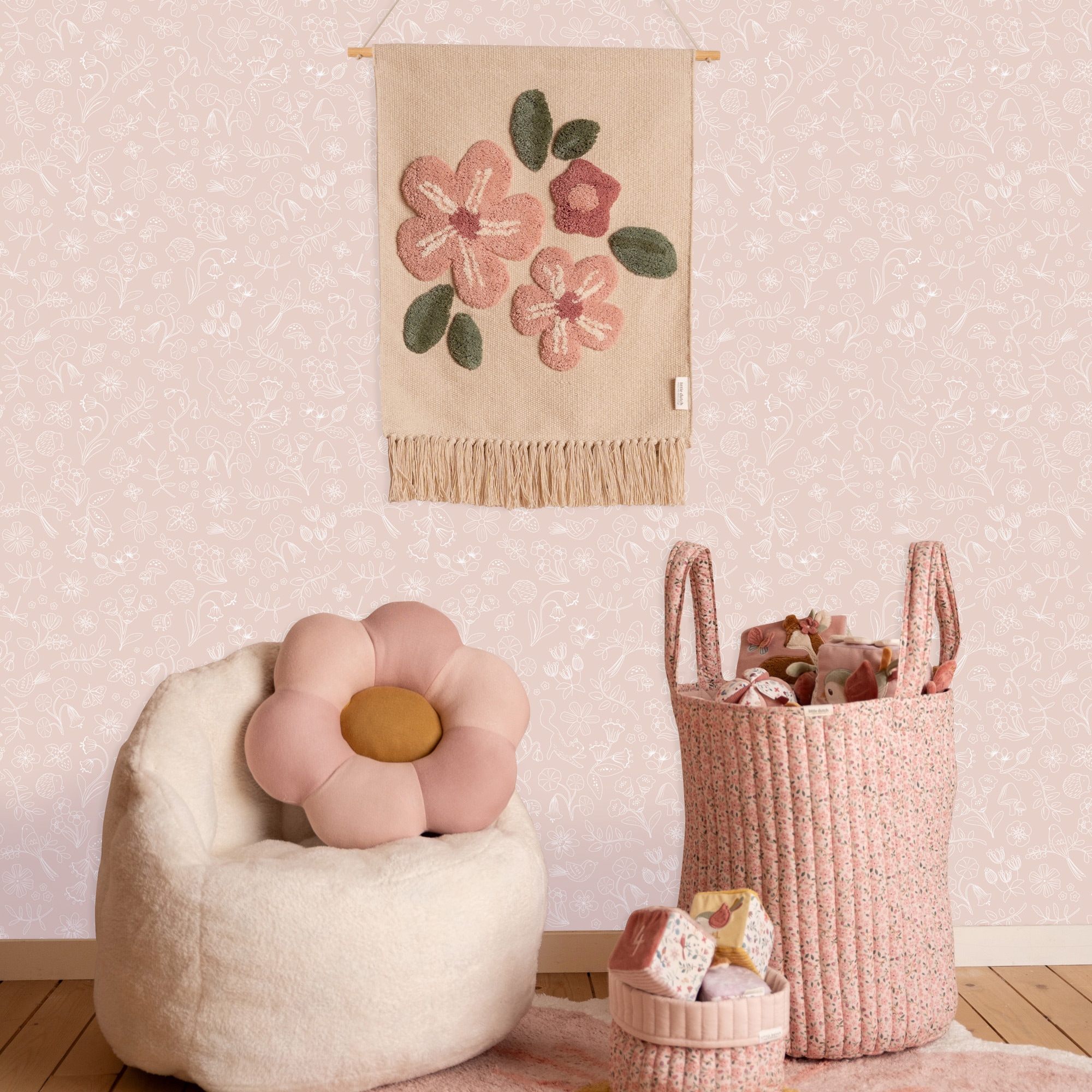 LITTLE DUTCH Vliestapete »Fairy Wonders Blossom«, geblümt, Design Tapeten