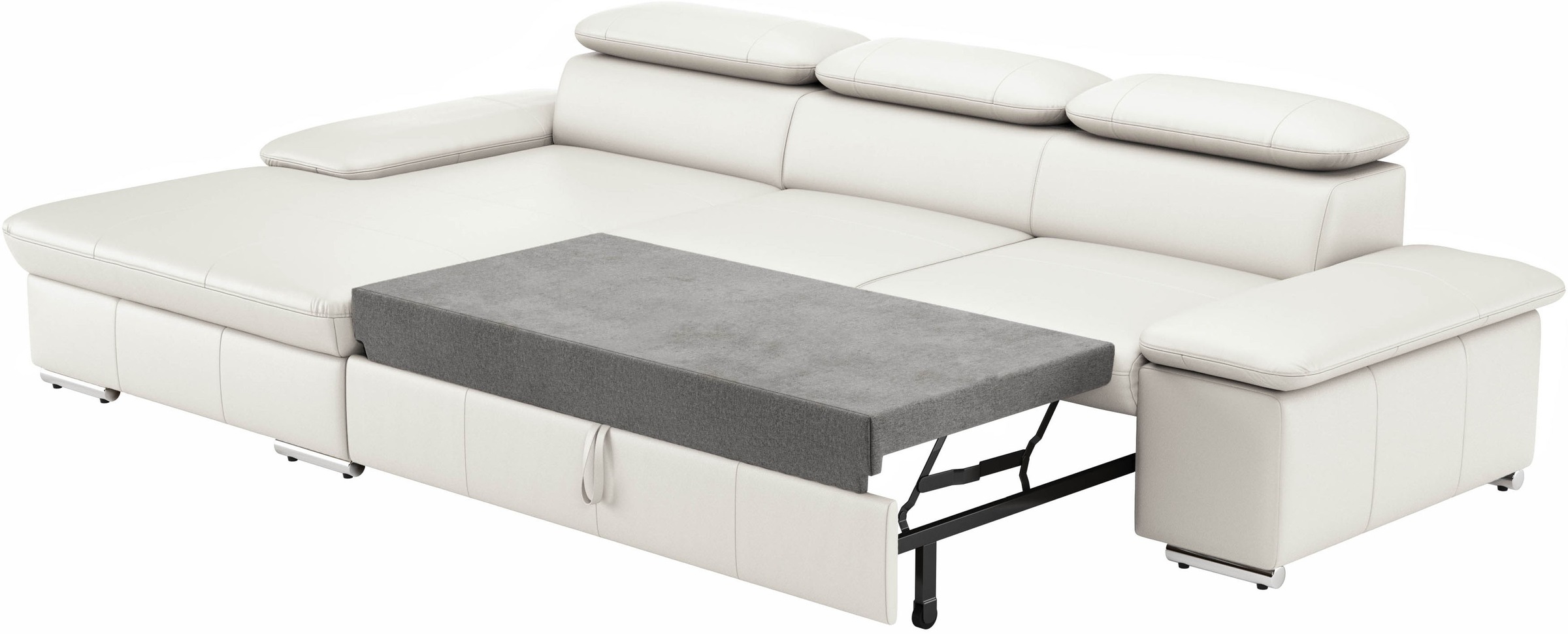 sit&more Ecksofa »Valantine L-Form«, inkl. Kopf- und Armteilverstellung, wahlweise mit Bettfunktion