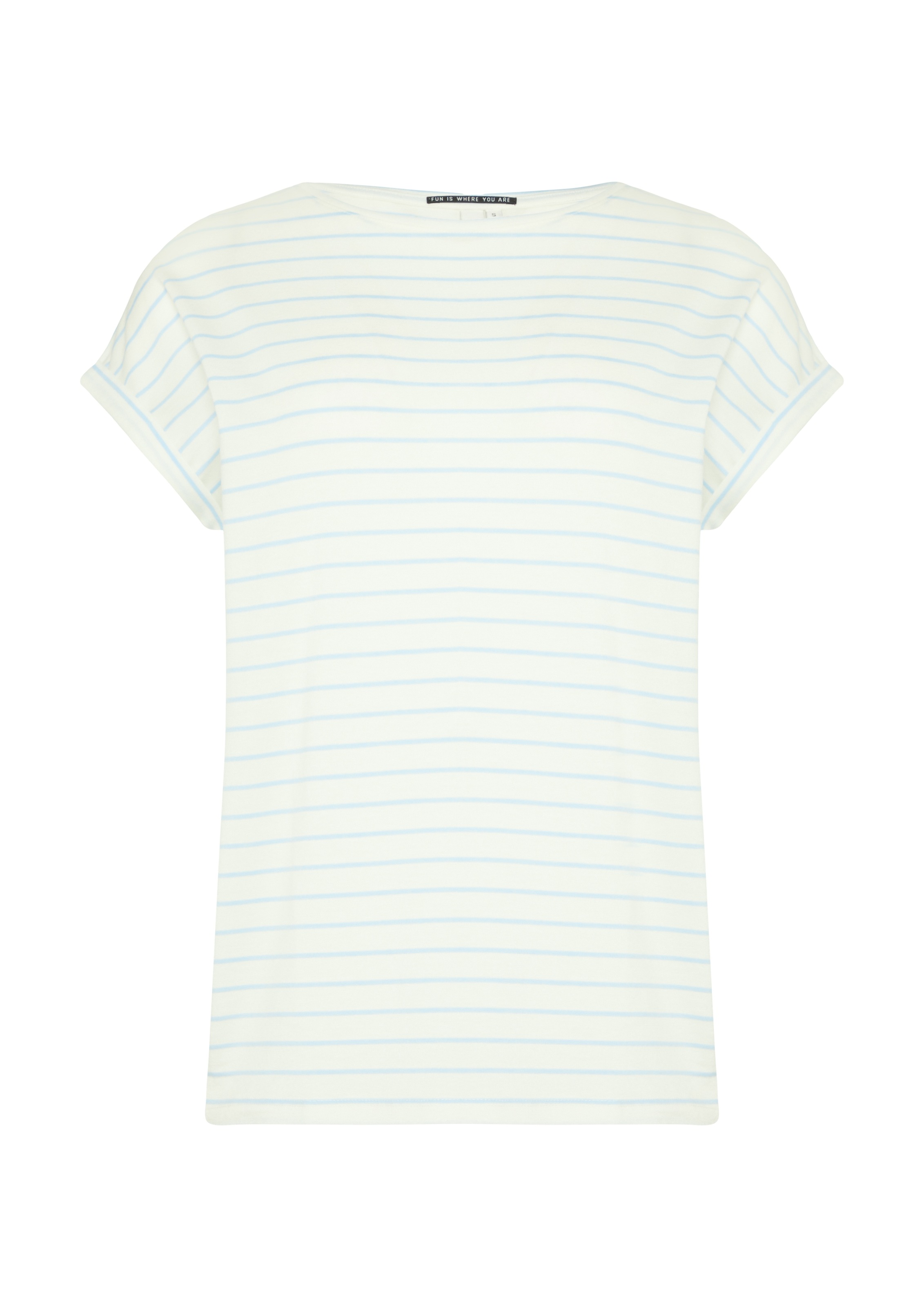 QS Kurzarmshirt mit Ärmelaufschlag