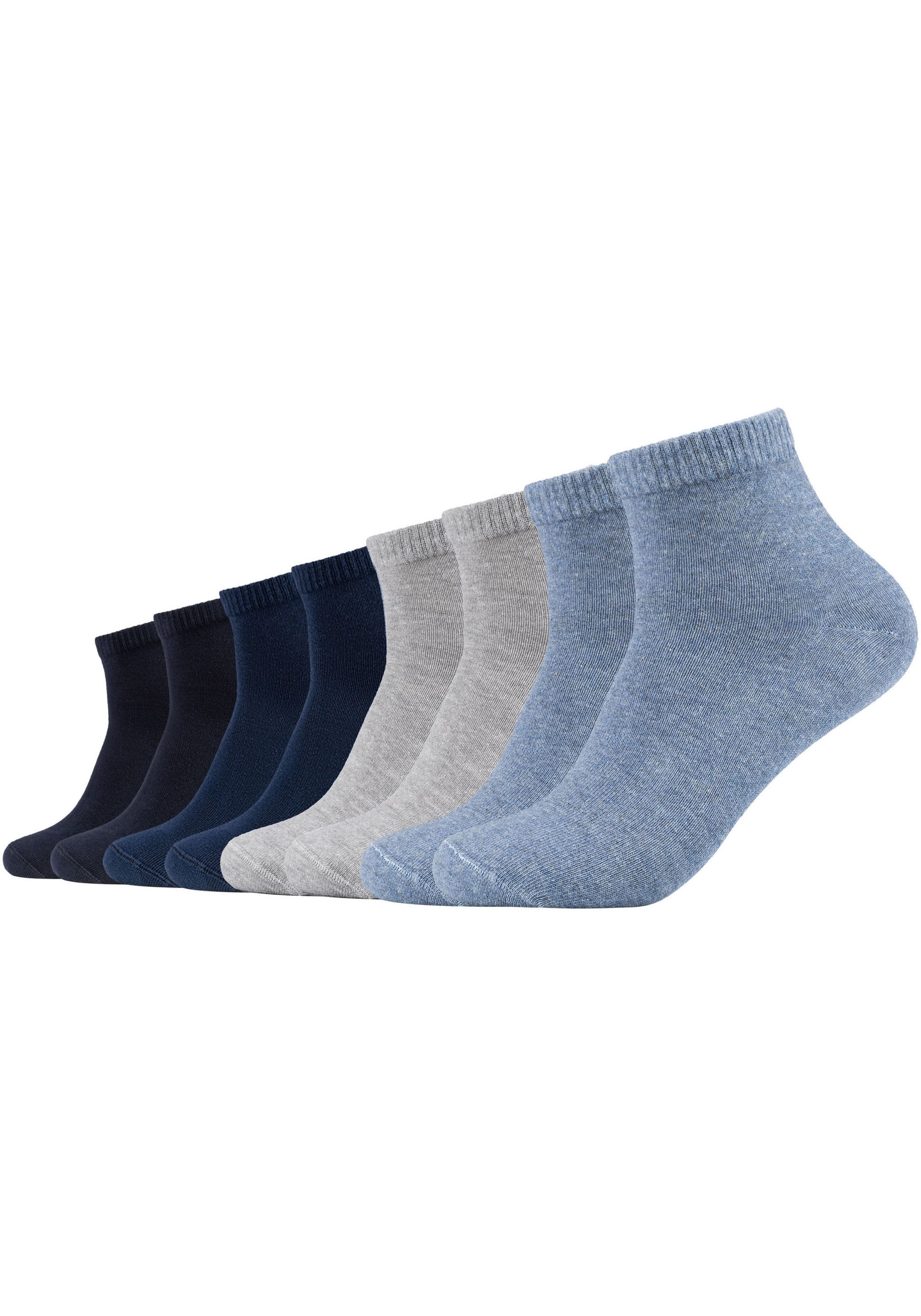 s.Oliver Kurzsocken »essentials«, (8 Paar), mit pflegeleichtem Materialmix