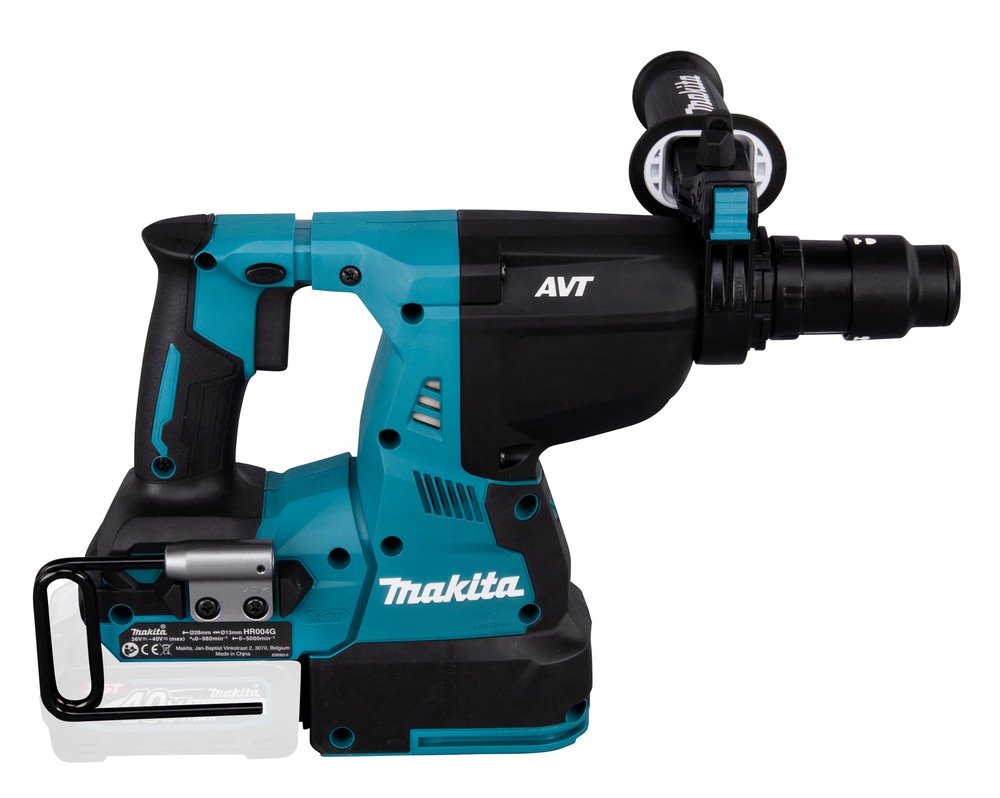 Makita Akku-Kombibohrhammer »»HR004GZ««, (XGT, 40V max., SDS-PLUS/Bohrfutter, 28 mm, inkl. Schnellwechselfutter), ohne Akku, ohne Ladegerät, zum Bohren, hammerbohren und meißeln