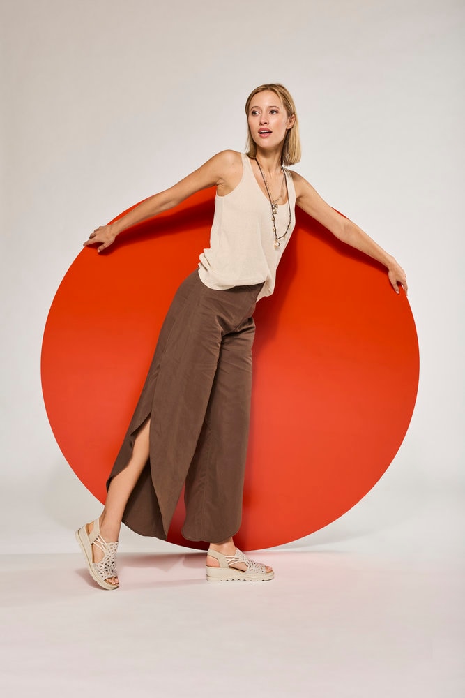 Rieker Keilsandalette  Sommerschuh, Plateausandale, Schlupfschuh mit Schmucksteinchen