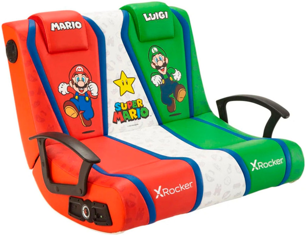 X Rocker Gaming-Stuhl »Nintendo Super Mario™ Dual VS 2.1 Floor Rocker Gamin günstig online kaufen