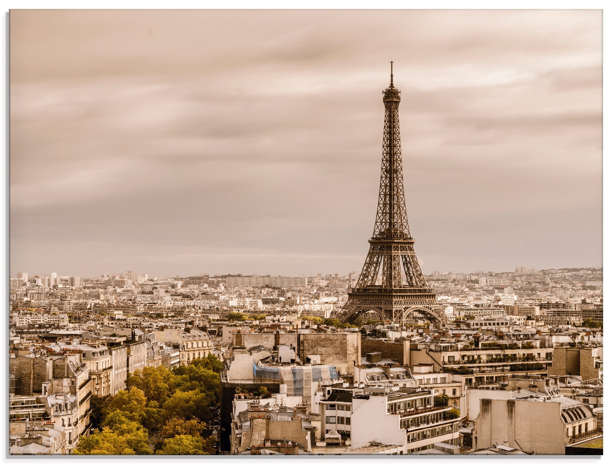 Artland Glasbild "Paris Eiffelturm I", Frankreich, (1 St.), in verschiedene günstig online kaufen