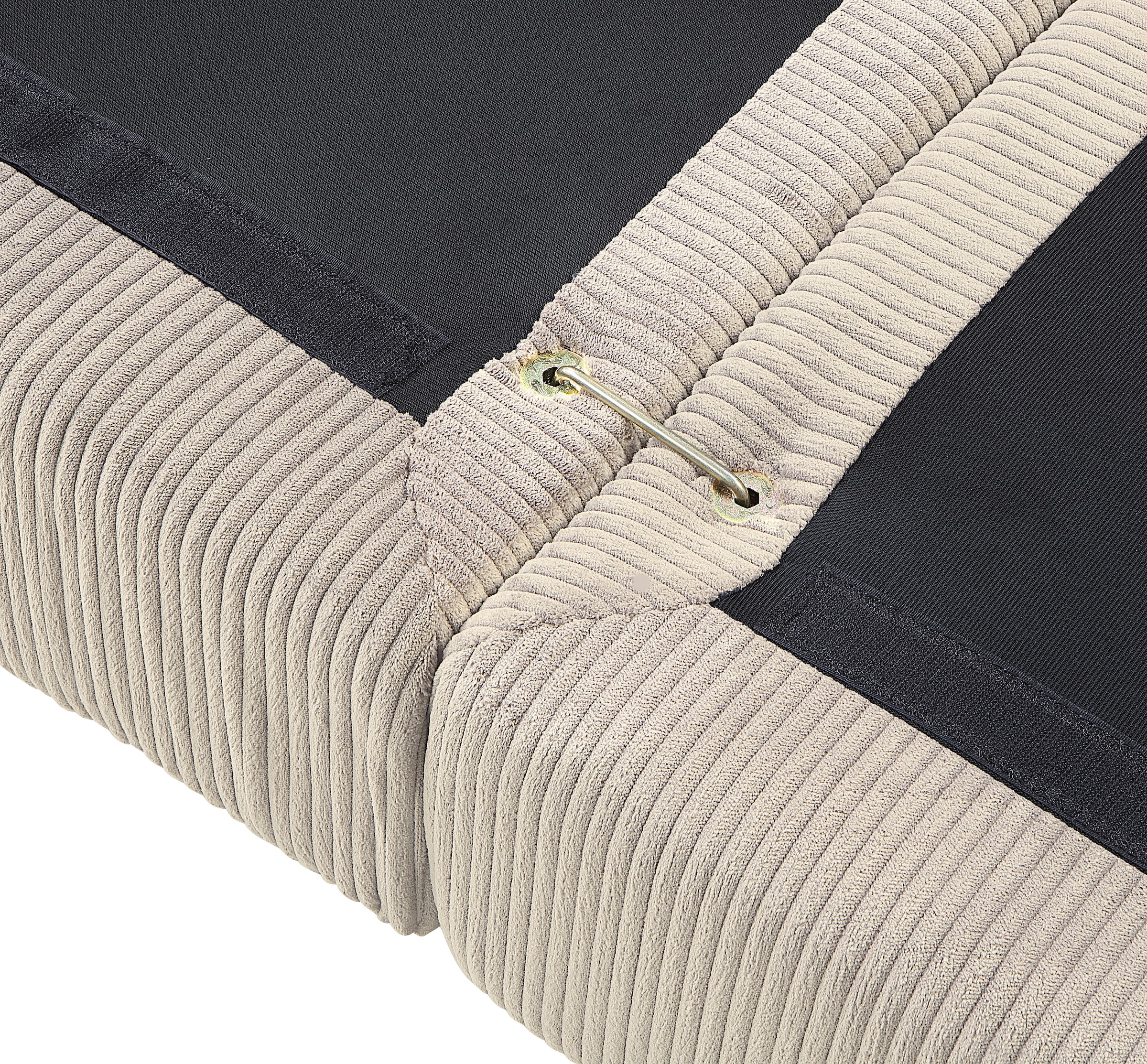 RAUM.ID 4-Sitzer »Bennid, XXL-Modulsofa mit vielen individuellen Stellmöglichkeiten«, (Set, 4 St.), inklusive 2 großen & 2 kleinen Zierkissen im flauschigen Cord