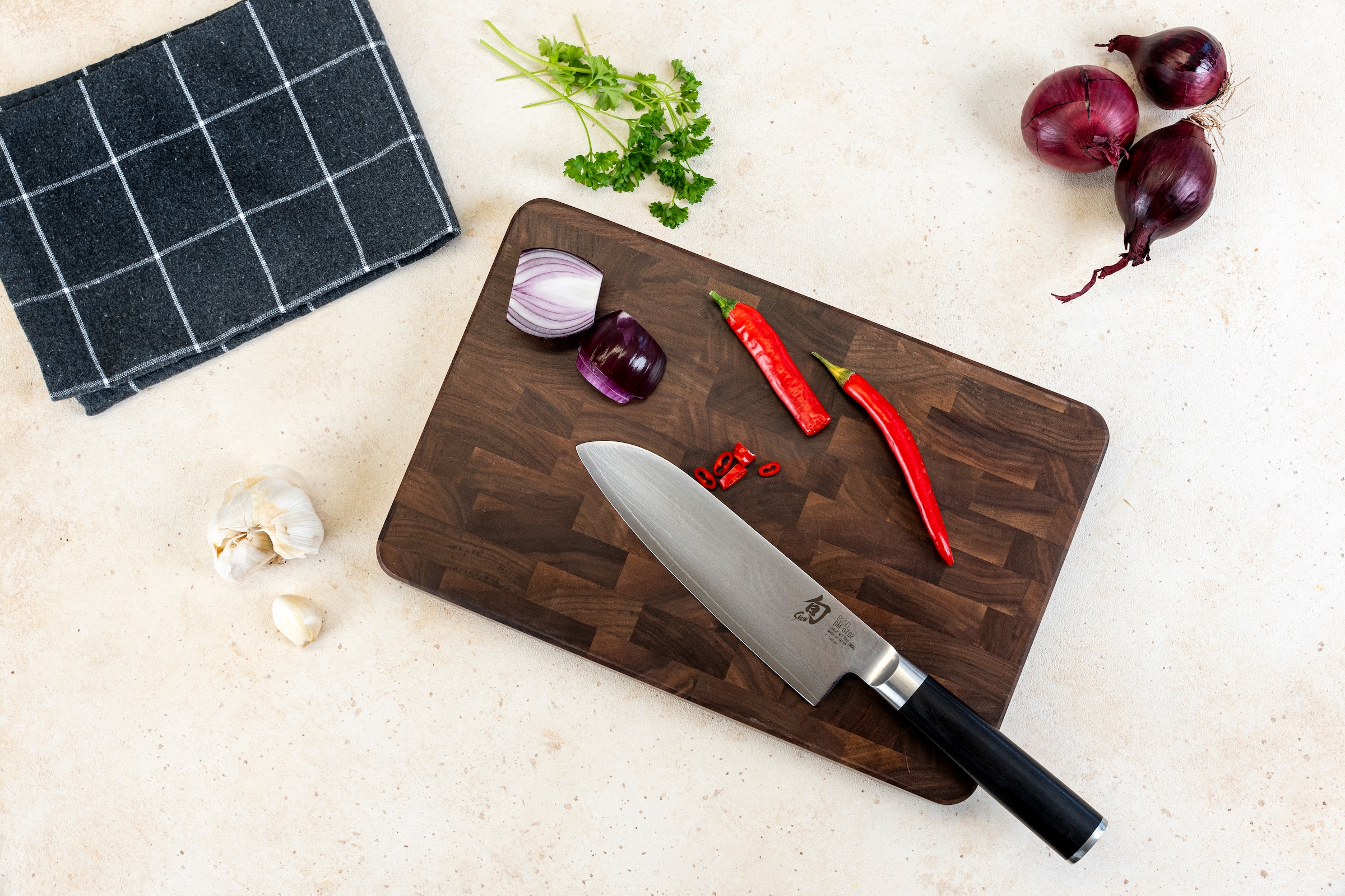 Continenta Schneidebrett »Walnuss, Stirnholz - mit hoher Materialstärke« mi günstig online kaufen