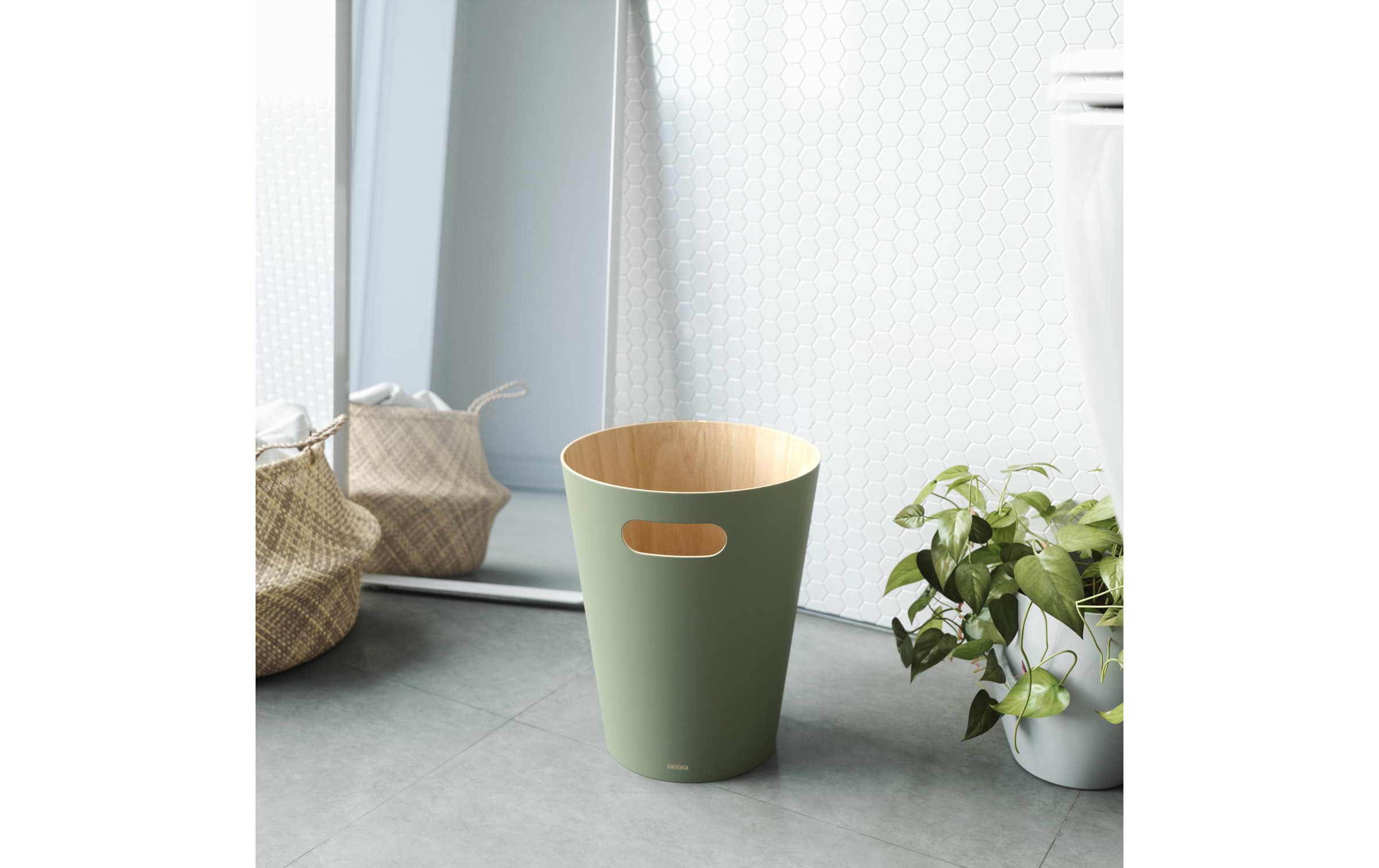 Umbra Mülleimer »Woodrow 45053 l« 1 Behälter Holzart: Birke (China)