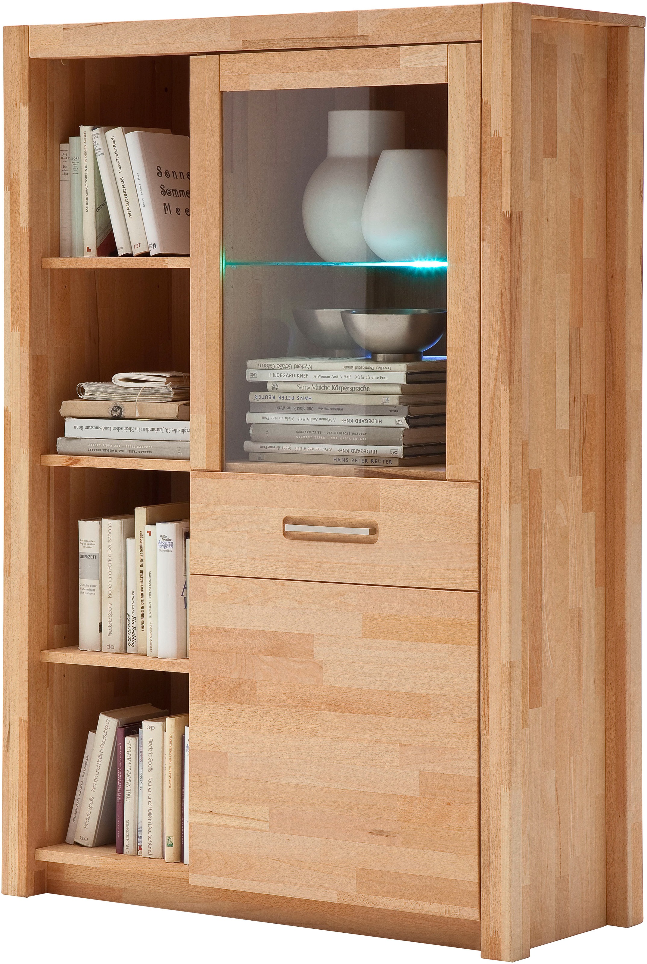 MCA living Vitrine »Fenja Kombivitrine, Glasvitrine, Standvitrine«, (Set, 1 günstig online kaufen